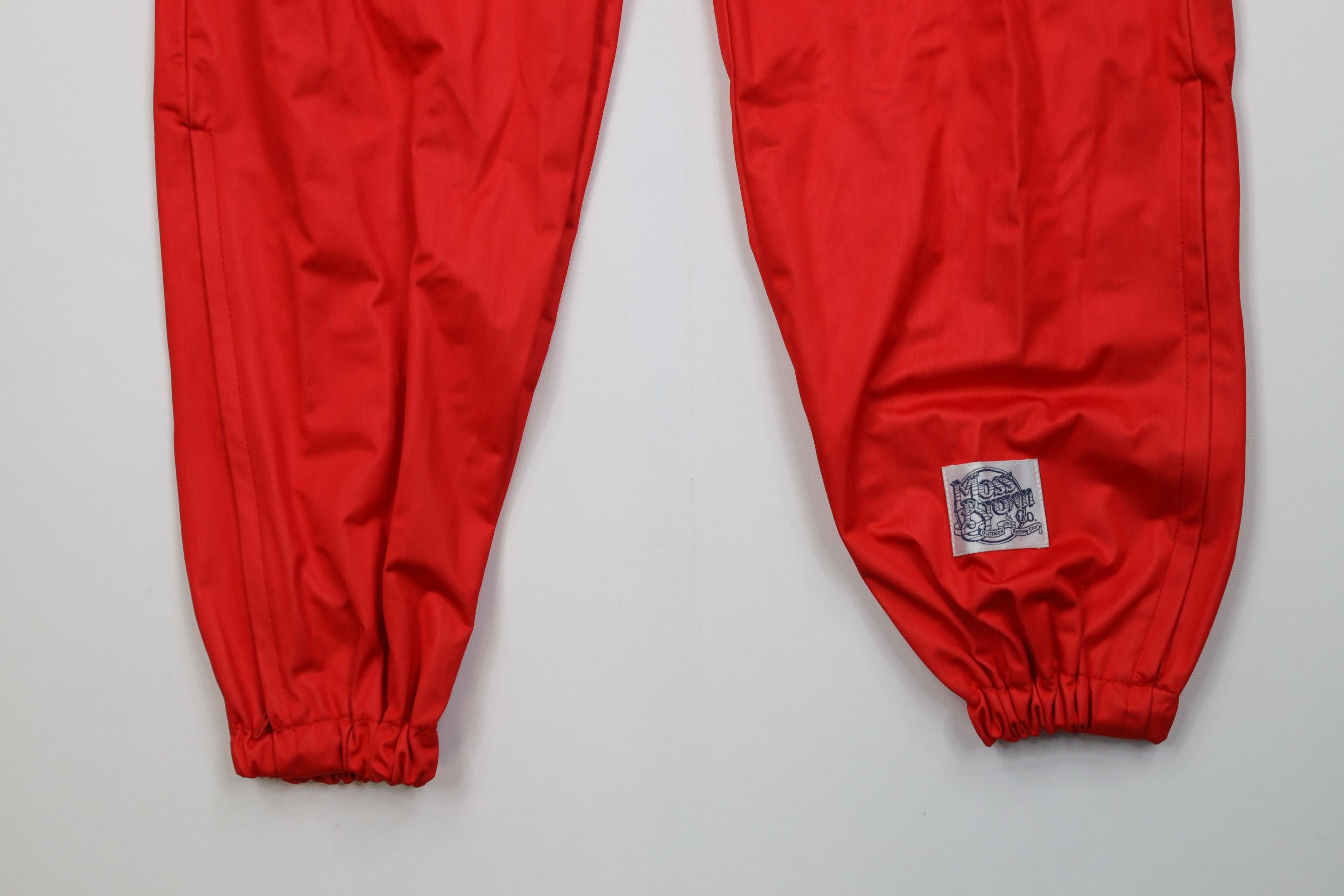 Vintage Vintage 80s Streetwear Waterproof Joggers Pants Red USA Size US 34 / EU 50 - 4 Thumbnail