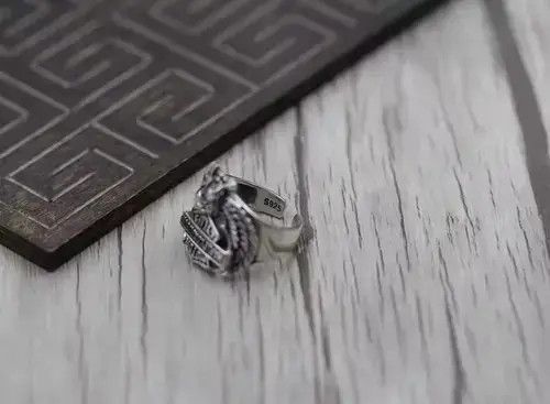 Japanese Brand Silver 925 Harley adjustable ring Size ONE SIZE - 4 Thumbnail