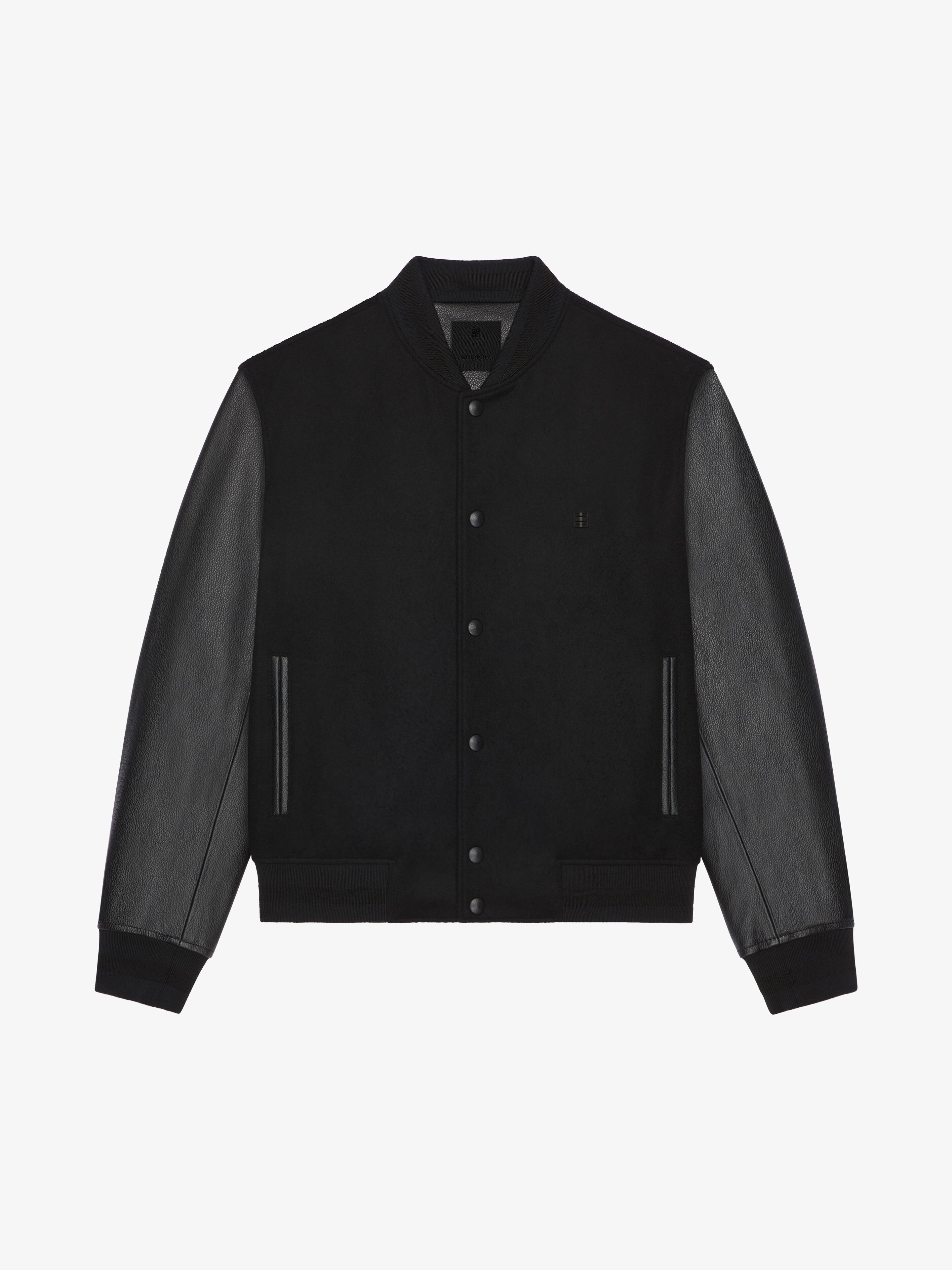 oc11z0725 Blouson Bomber Jacket in Black