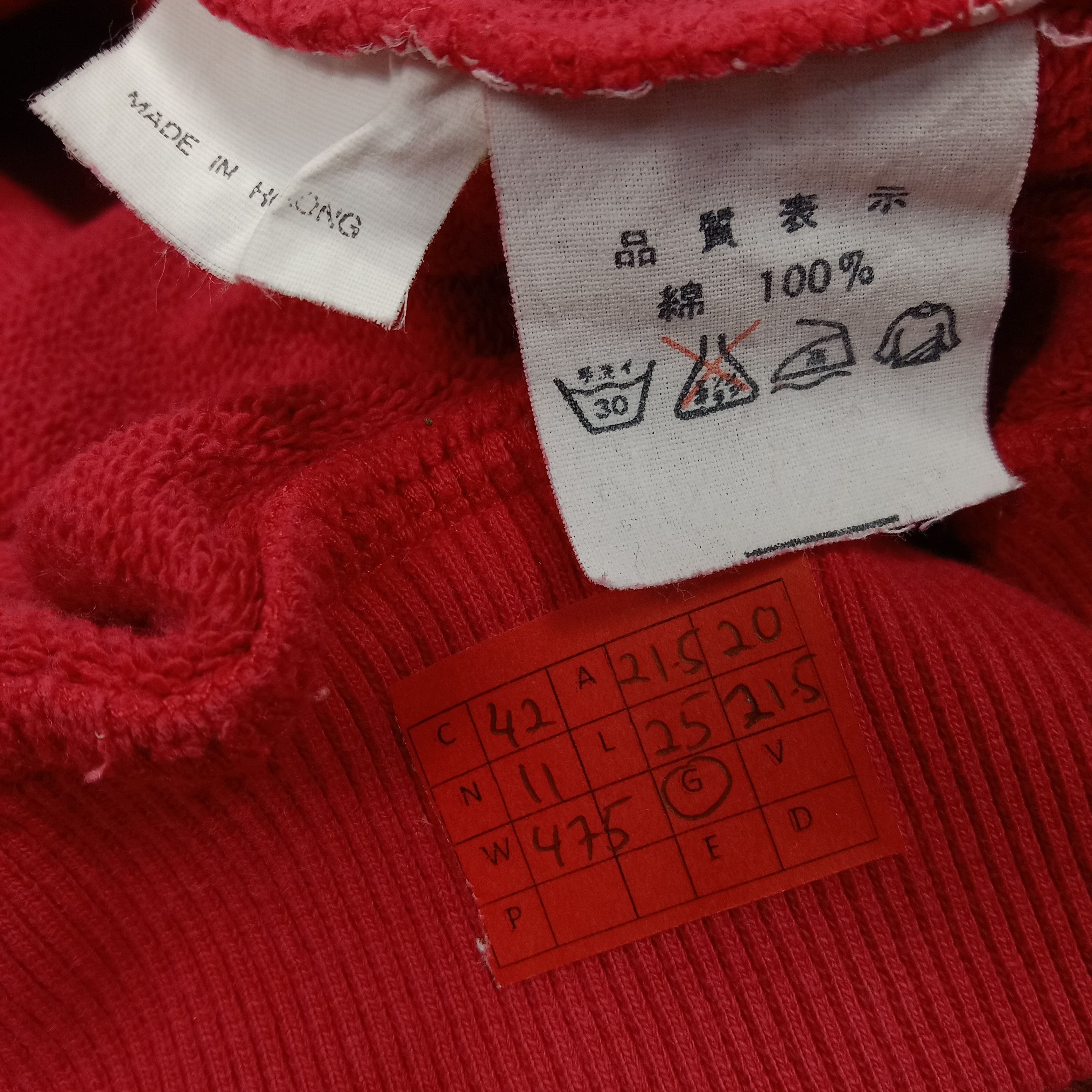 Valentino × Vintage Valentino Jeans Center Design Streetwear Style Sweatshirt Size US M / EU 48-50 / 2 - 10 Thumbnail