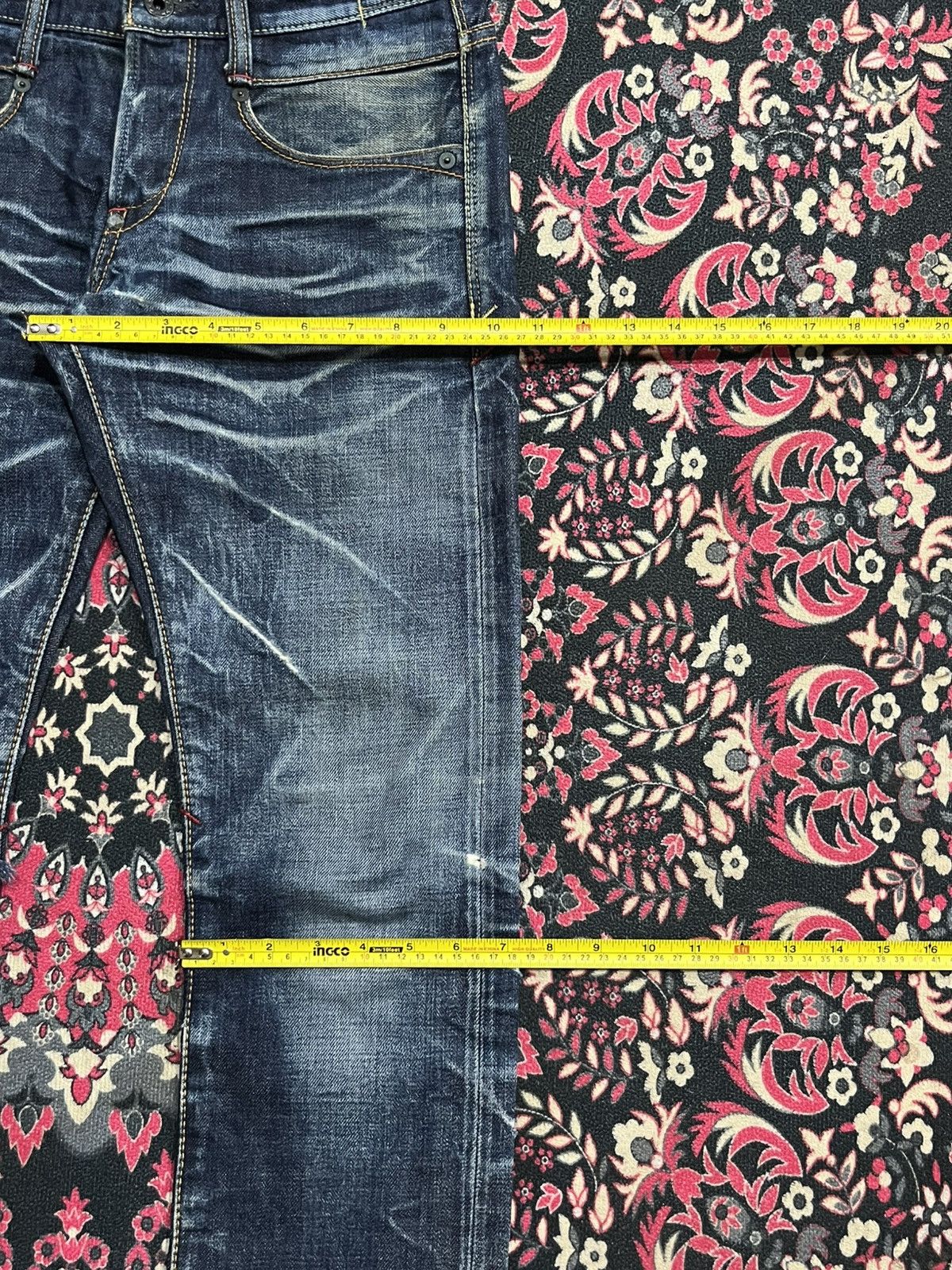Undercover Japan DeeTA Heavy Faded Distress Slim Straight Selvedge Jean Size US 28 / EU 44 - 16 Thumbnail