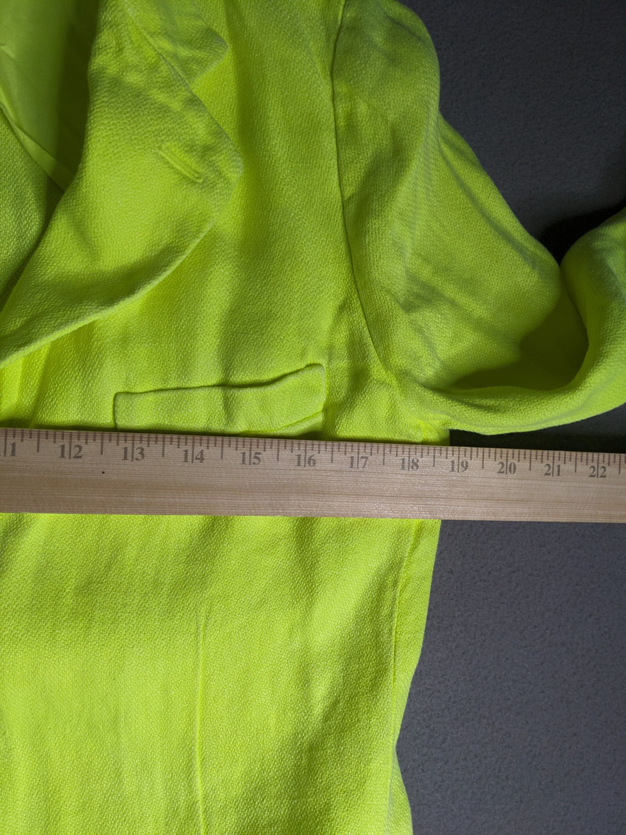 Polo Ralph Lauren Polo Ralph Lauren Linen Blazer Jacket Size 8 Chartreuse Size M / US 6-8 / IT 42-44 - 12 Thumbnail
