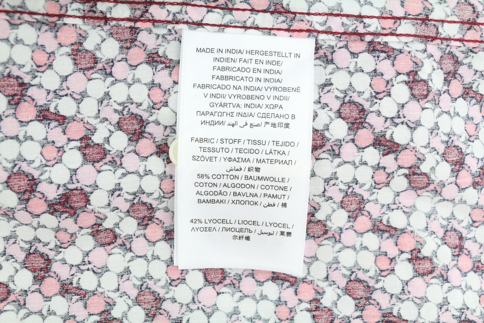 Gant AUTUNM PRINT EU34 Patterned Button-Up Shirt 84986 Size XS / US 0-2 / IT 36-38 - 8 Thumbnail