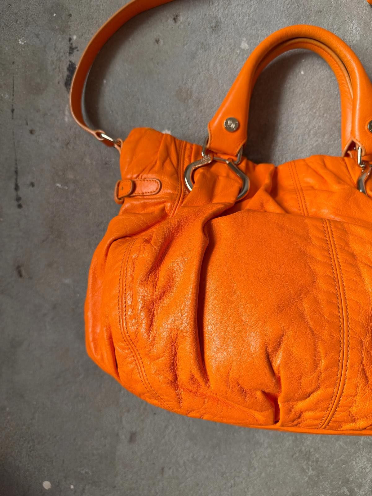 Celine Celine 2Way Leather Shoulder Bag Orange Size ONE SIZE - 6 Thumbnail