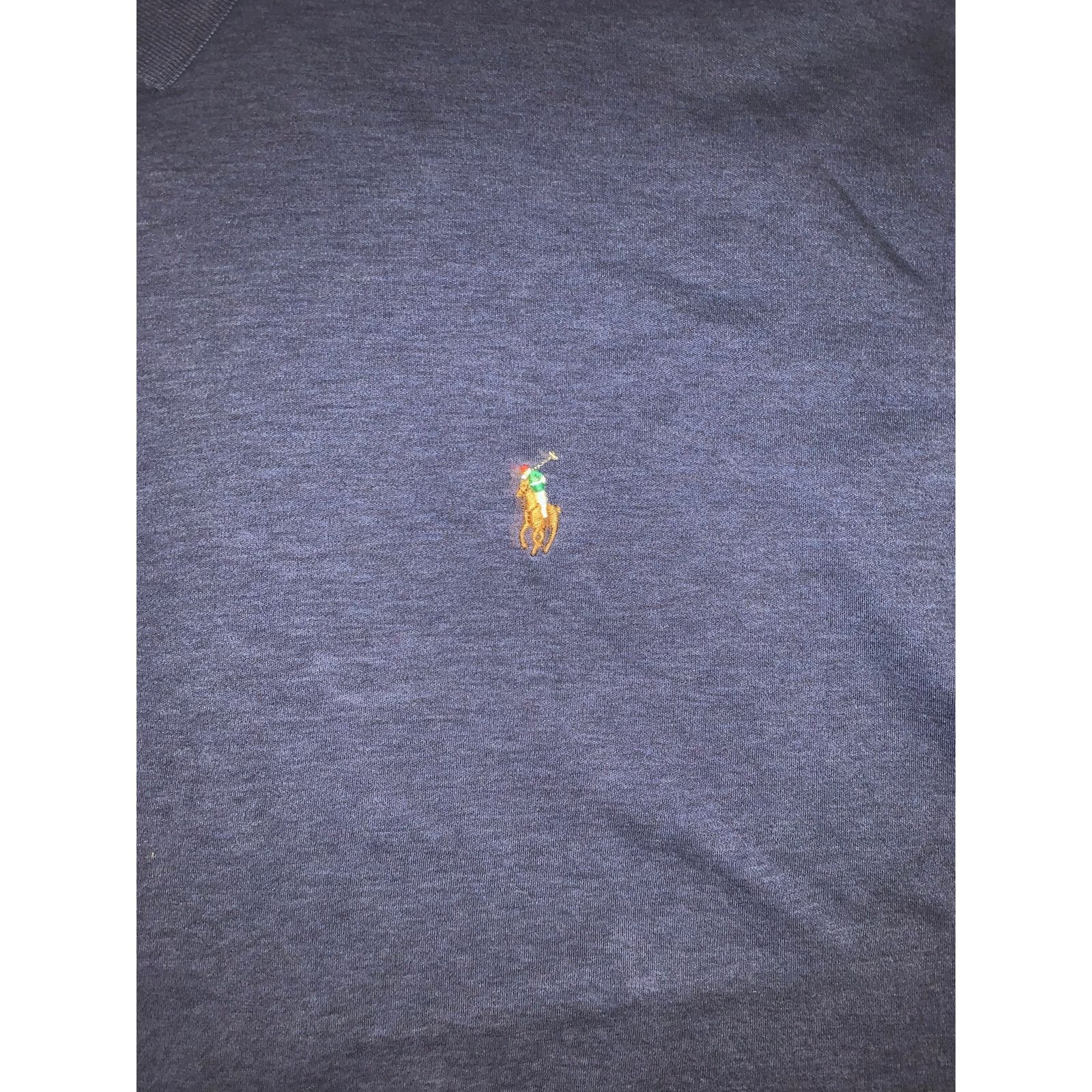 Polo Ralph Lauren Polo Ralph Lauren Navy Blue Polo Shirt Mens XXL Flesh Pony Size US XXL / EU 58 / 5 - 3 Thumbnail