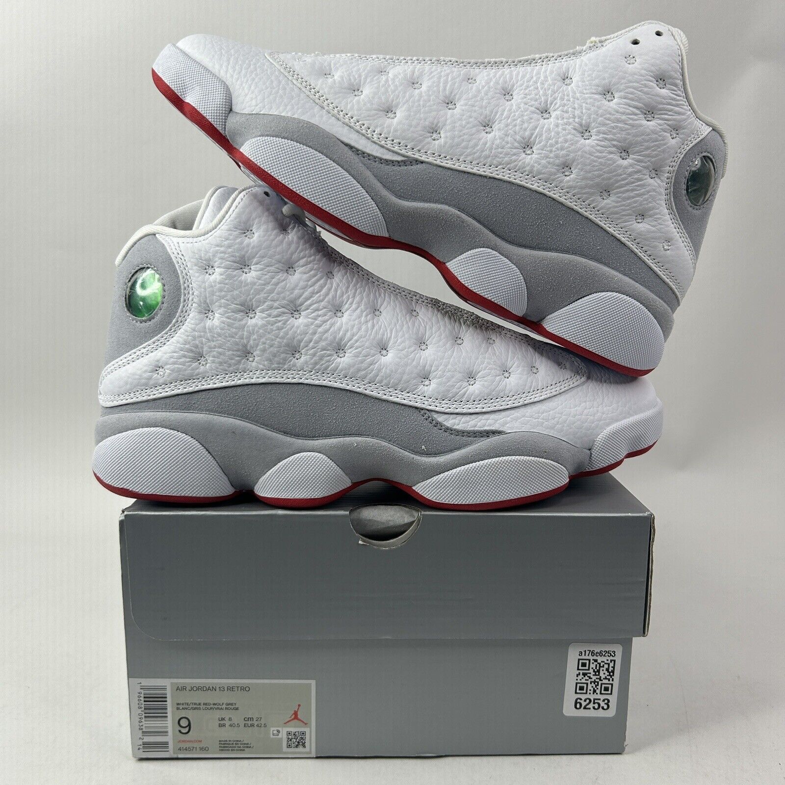 Jordan Brand Nike Air Jordan 13 Retro "Wolf Grey" 2024 Size US 9 / EU 42 - 1 Thumbnail