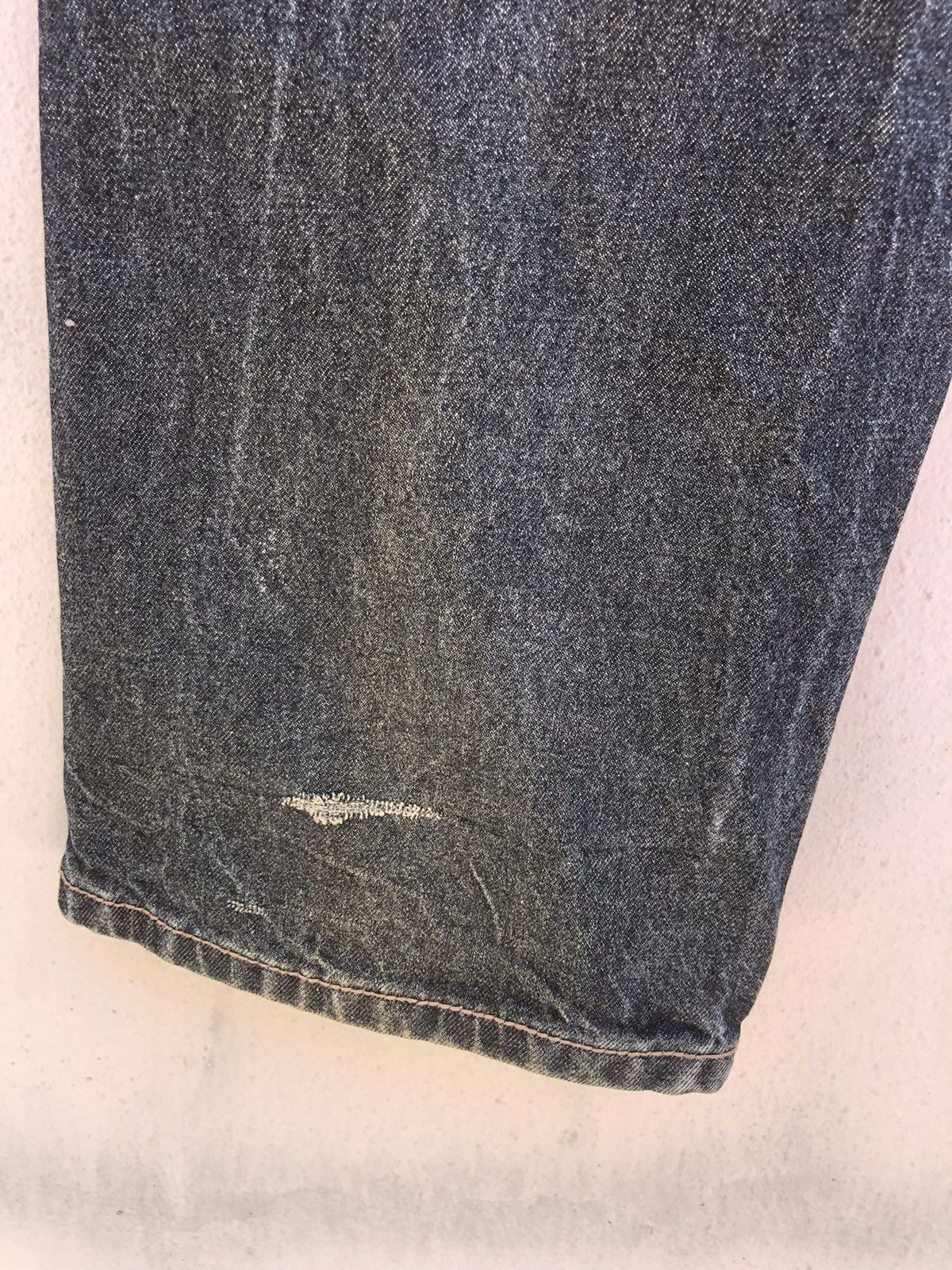 Japanese Brand Hama Skull Swarowski Logo Style Baggy Jeans Size US 36 / EU 52 - 8 Thumbnail
