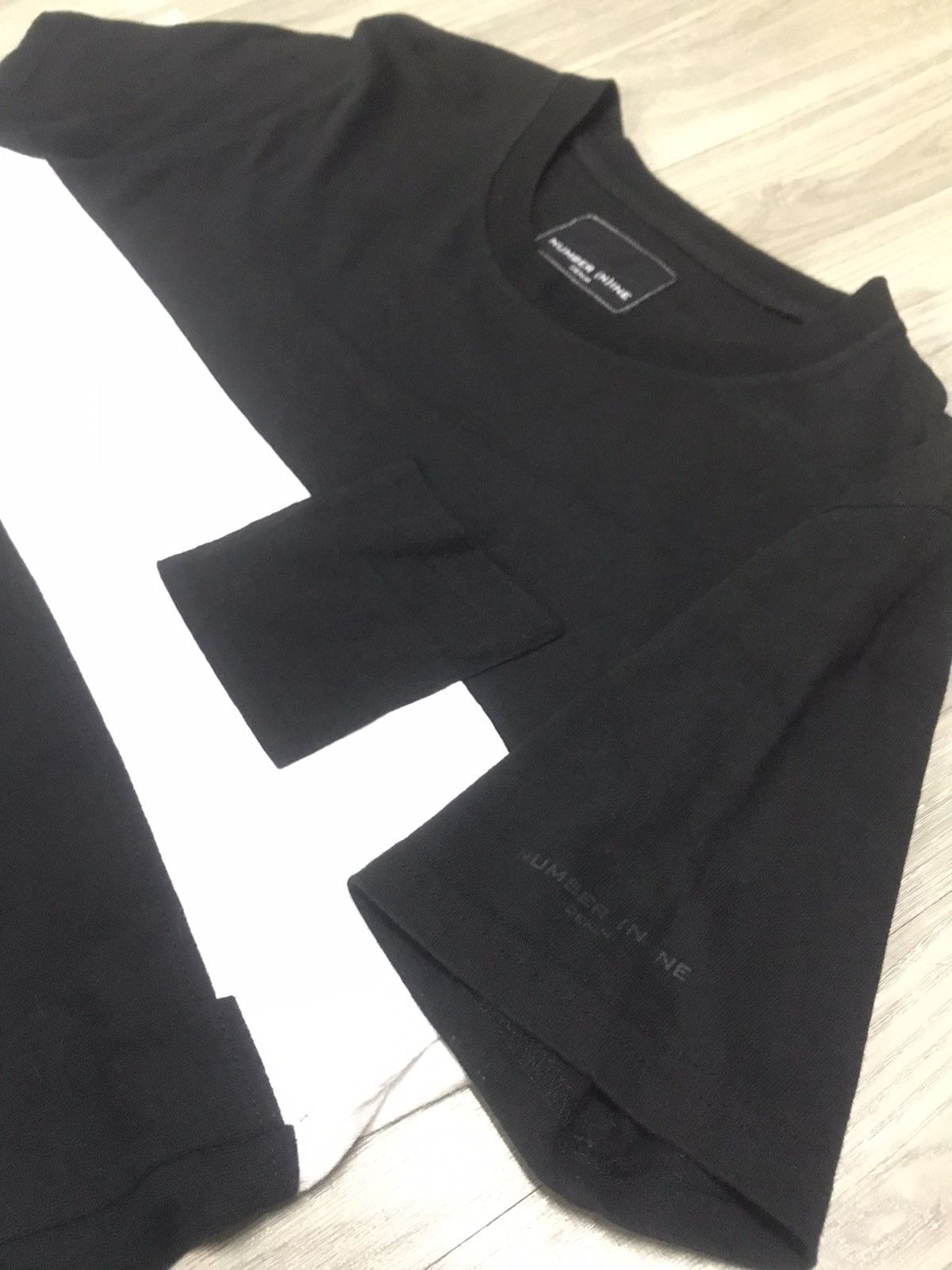 Number (N)ine Number Nine - Stripe Boarder Cotton tShirt Size US S / EU 44-46 / 1 - 12 Thumbnail