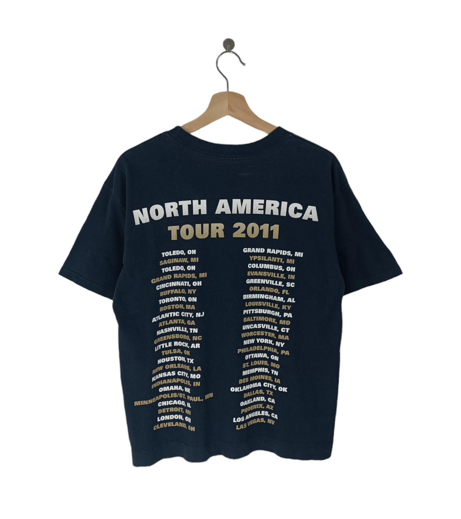 Band Tees VINTAGE '11 BOB SEGER AND THE SILVER BULLET TOUR CROP TEE Size US M / EU 48-50 / 2 - 2 Thumbnail