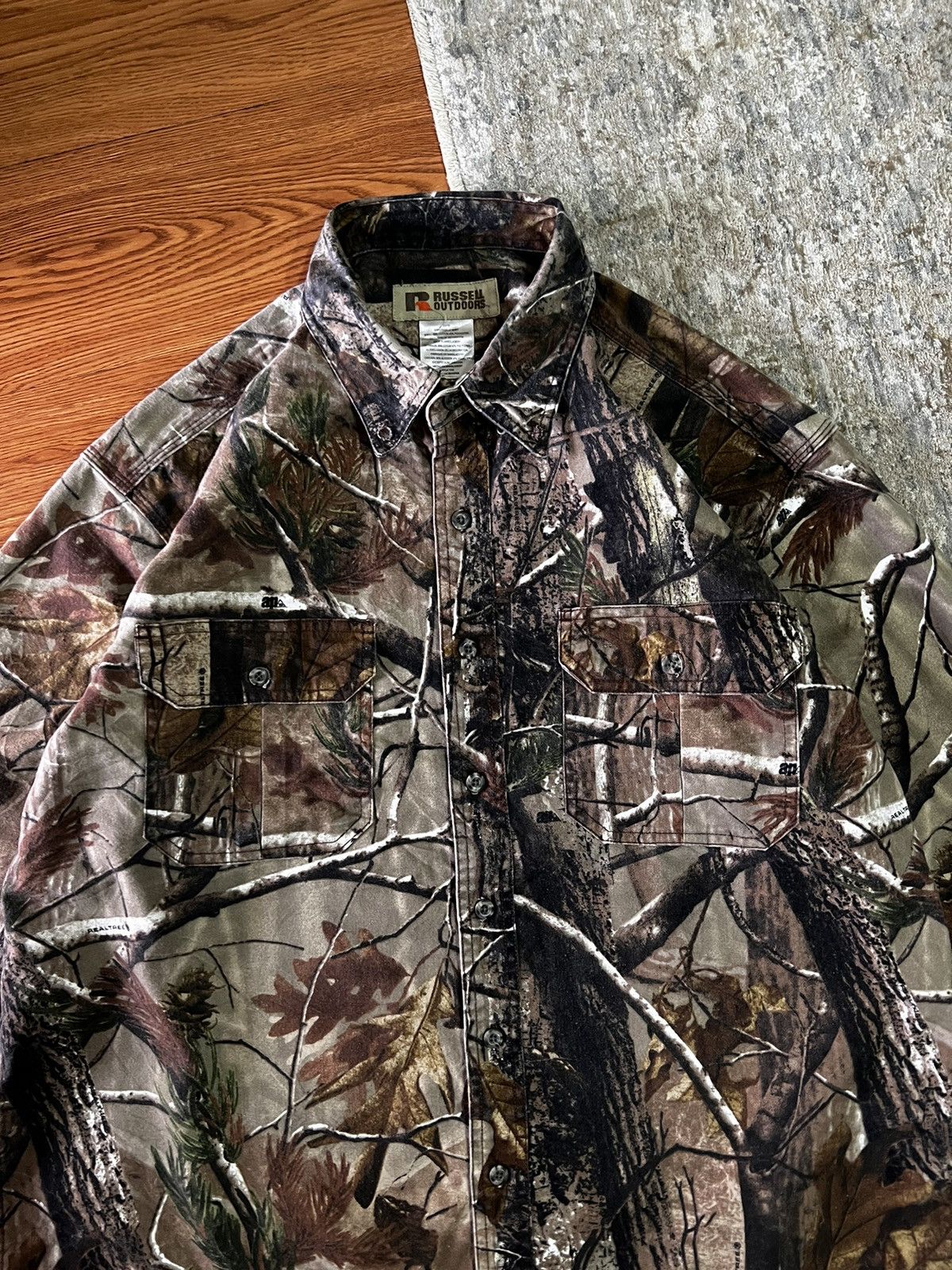 Realtree Game Winner Russell x Realtree Camo Shirt Heavy Long Sl Size US XL / EU 56 / 4 - 3 Thumbnail