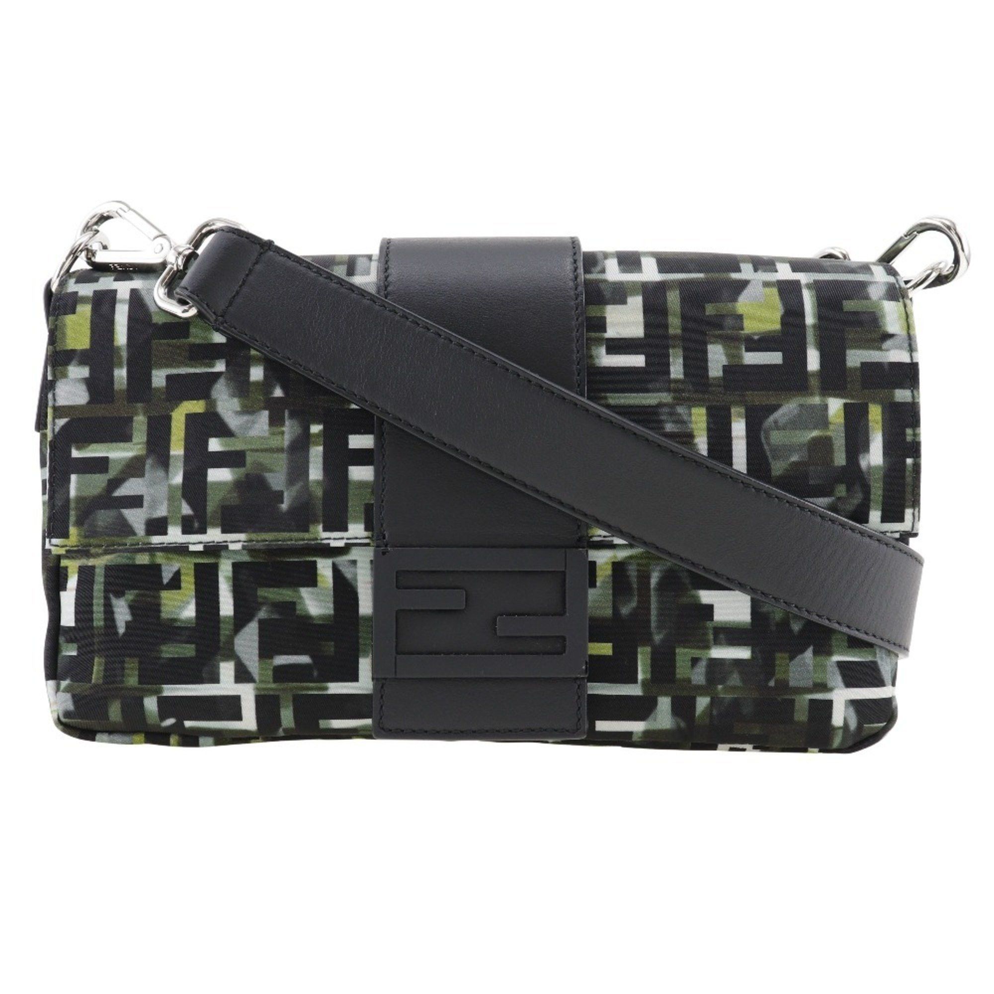 Fendi FENDI Mamma Bucket Shoulder Bag 3WAY Body Clutch Zucca Camouflage Pattern 7V72 Nylon Black 3way Type Unisex Size ONE SIZE - 1 Thumbnail