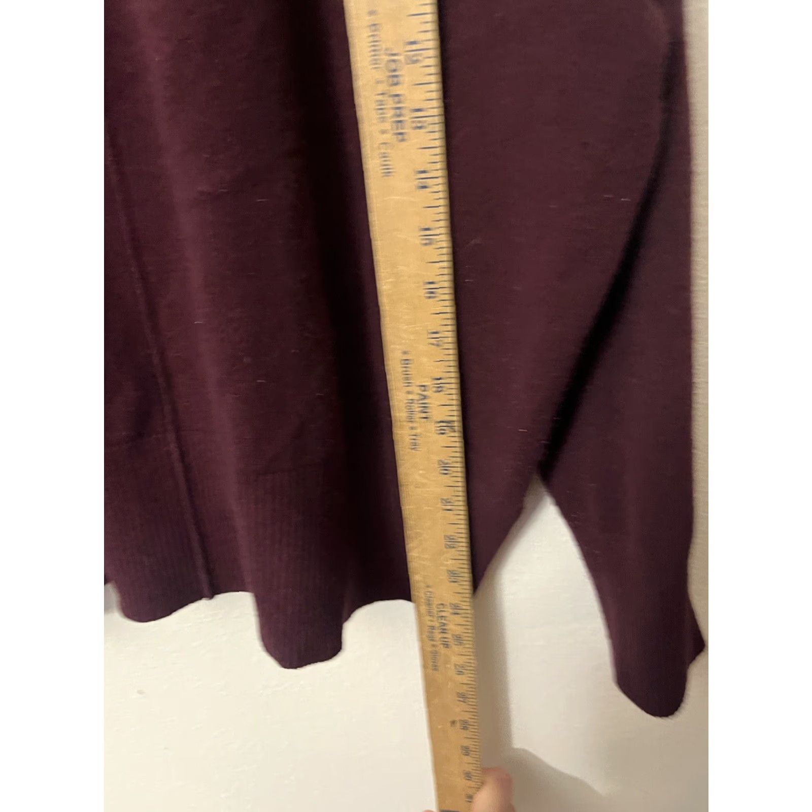 French Connection VINTAGE French Connection Women's Sweater Roll Neck Long Sleeve City Pattern Size L Burgundy All Seasons Size L / US 10 / IT 46 - 5 Thumbnail