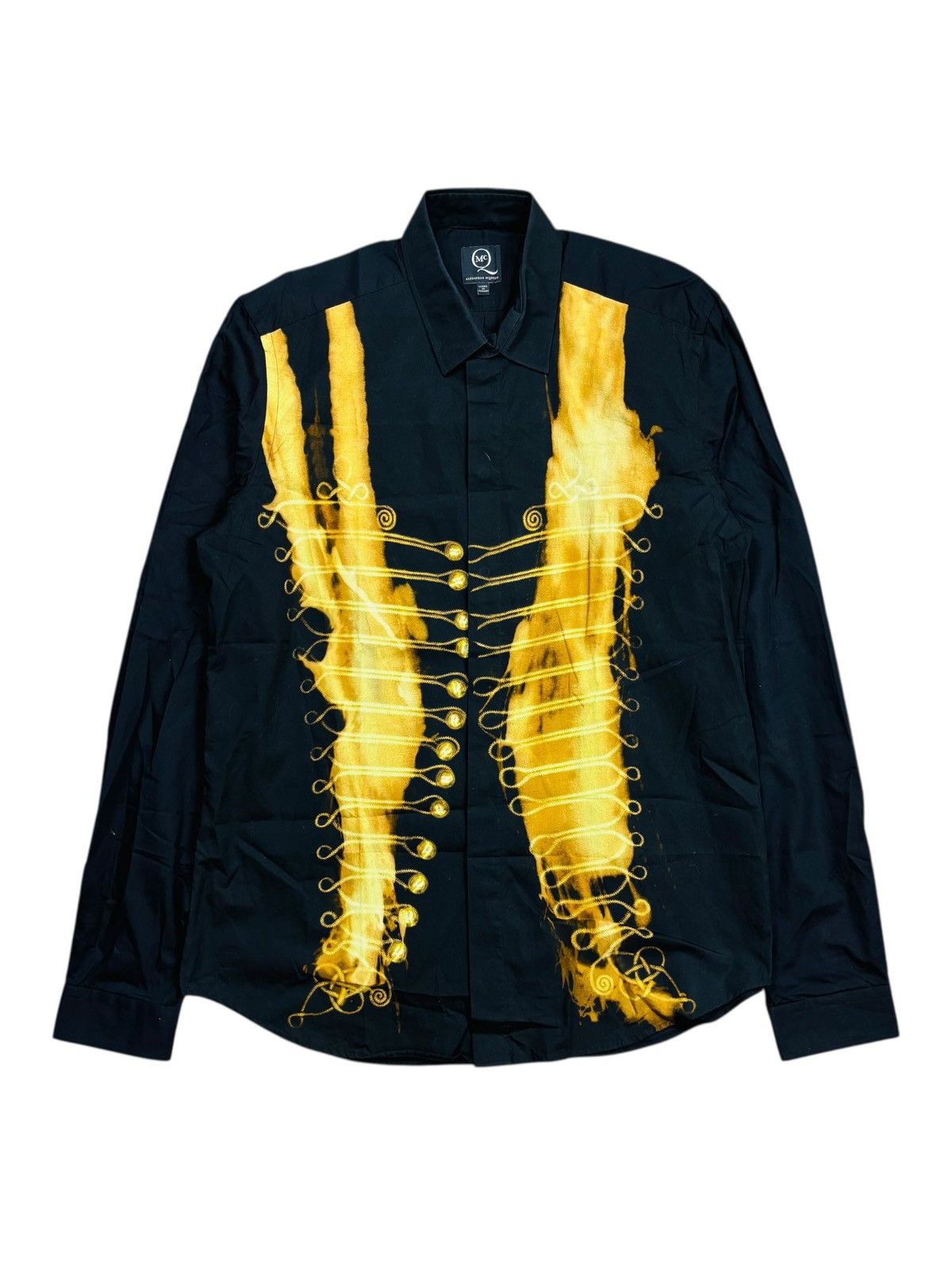 Alexander McQueen 2012 Napoleon Trompe L'oeil Button Shirt Size US M / EU 48-50 / 2 - 1 Thumbnail
