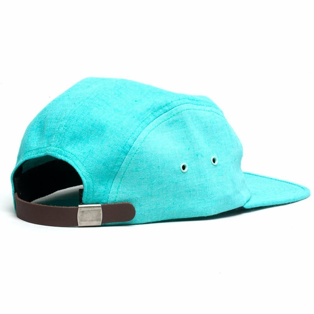 Norse Projects Norse Projects Linen 5-Panel Strapback Cap - Mint Teal Size ONE SIZE - 2 Thumbnail