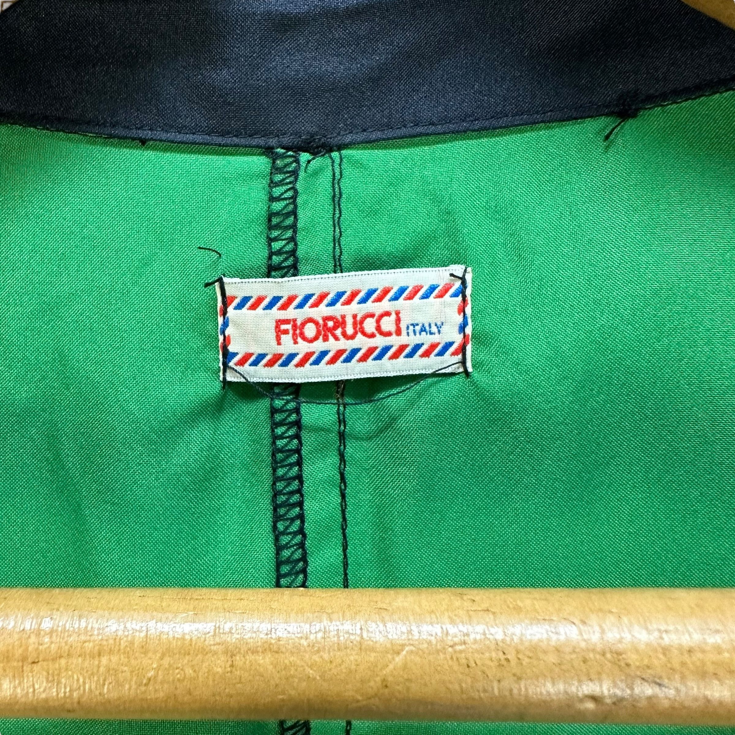 Fiorucci FLORUCCI Big Logo Detachable Hooded Green Overcoat #A45-1042 Size ONE SIZE - 11 Thumbnail