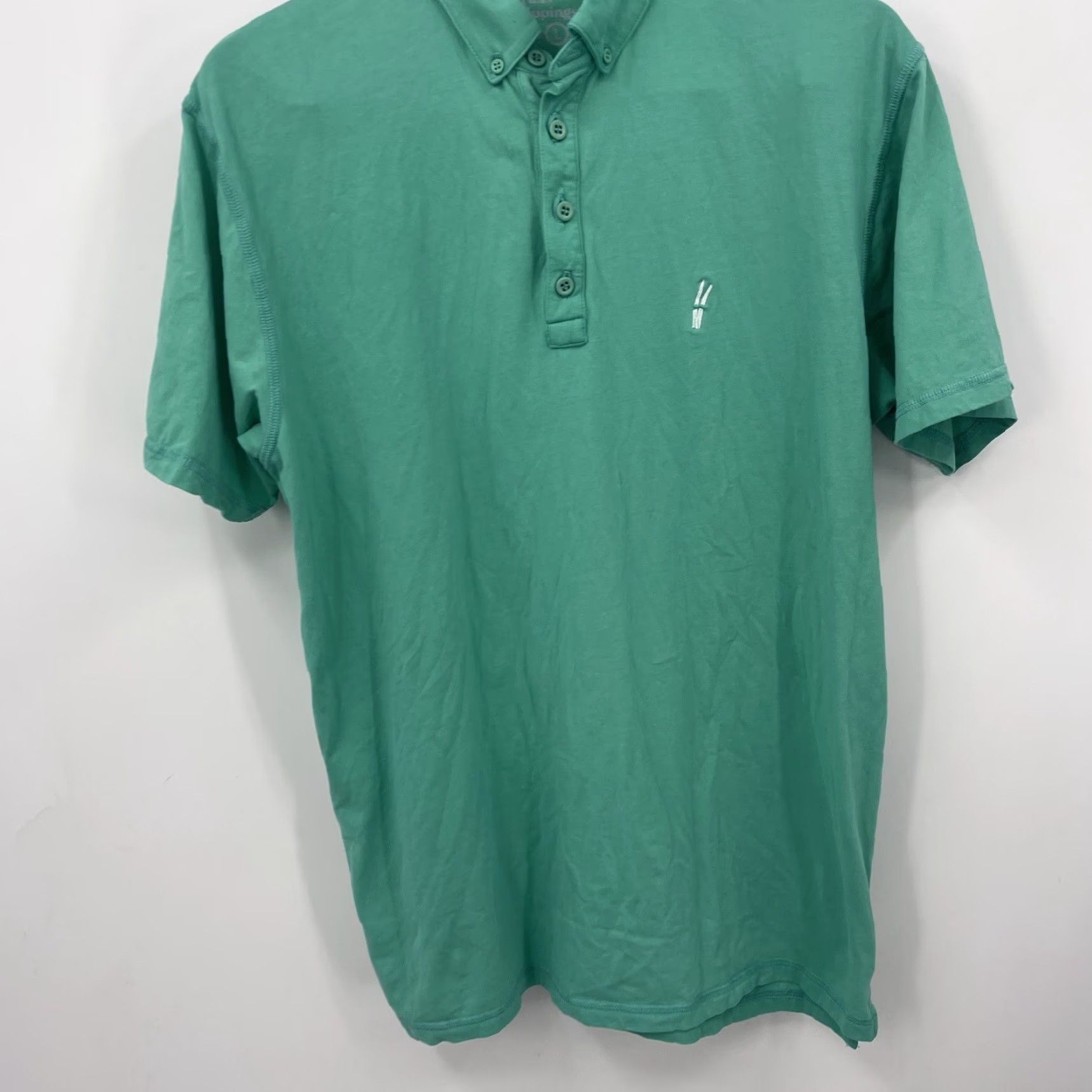 Vintage Grass Clippings Polo Shirt Men Large Green Golf Casual Dad Shirt Polo Shirt Green Grass Clippings Men Large Vintage No Size US L / EU 52-54 / 3 - 3 Thumbnail