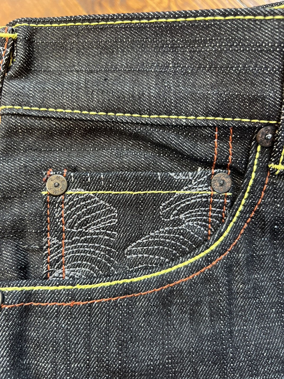 Japanese Brand × RMC Jeans × Vintage RMC Red Monkey Jeans y2K Vintage Japanese Embroidered Denim Size US 36 / EU 52 - 7 Thumbnail