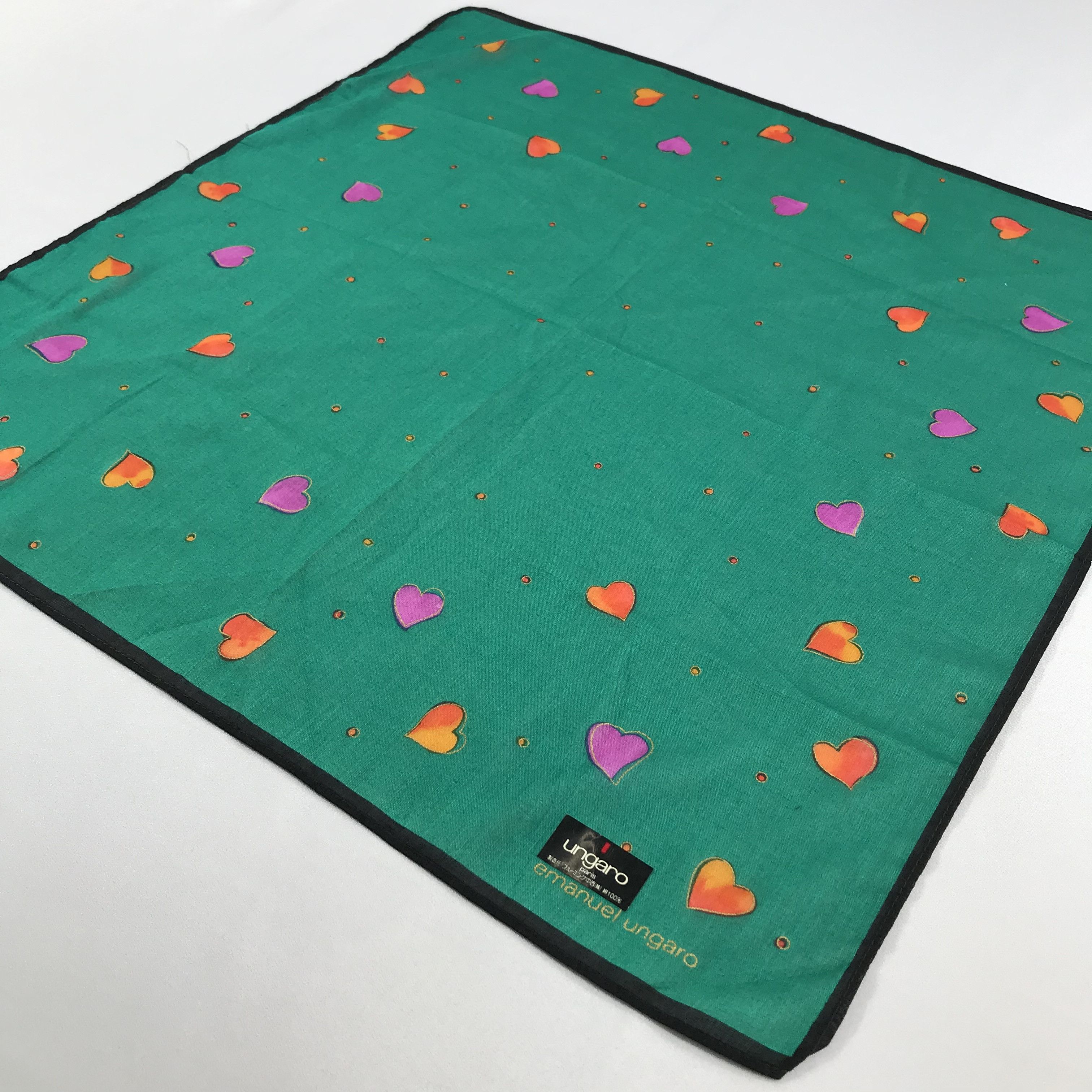 Emanuel Ungaro × Vintage Ungaro Bandana / Handkerchief / Neckerchief - S2270 Size ONE SIZE - 2 Thumbnail