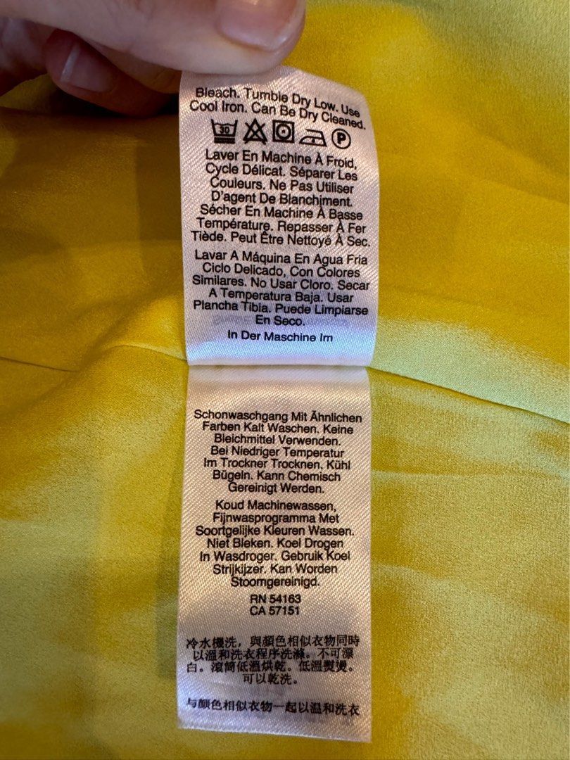 DKNY DKNY NEON YELLOW MAXIS DRESS SIZE 0 Size XXS / US 00 / IT 34 - 8 Thumbnail
