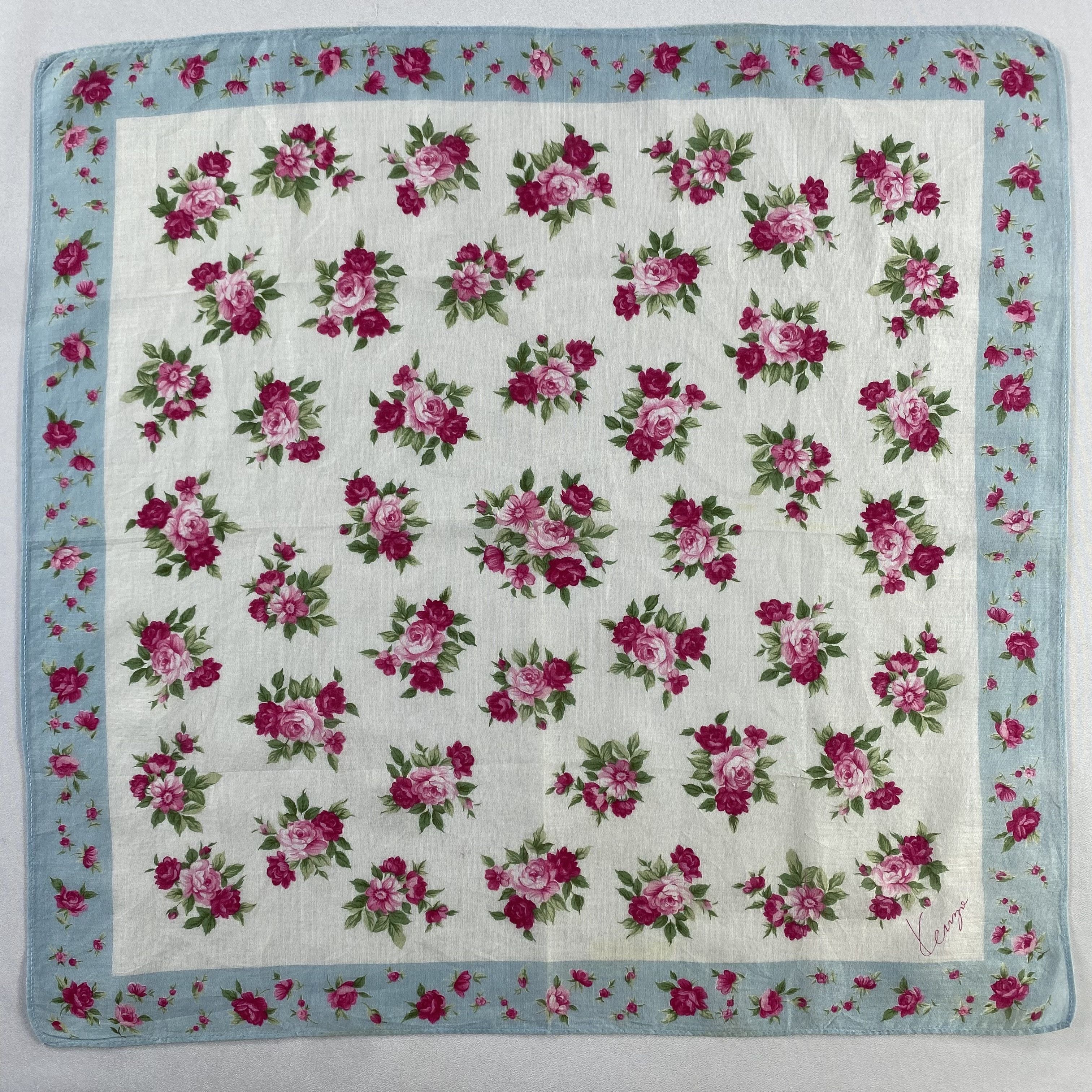 Kenzo × Vintage Kenzo Neckerchief / Bandana / Handkerchief-P565 Size ONE SIZE - 1 Thumbnail