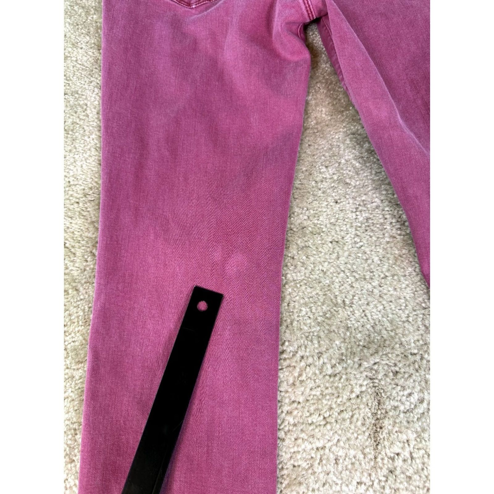 Denime Bullhead Pink Jegging Skinny Jeans Stretch Size 13 Skinniest D478 Size 34" / US 12 / IT 48 - 6 Thumbnail