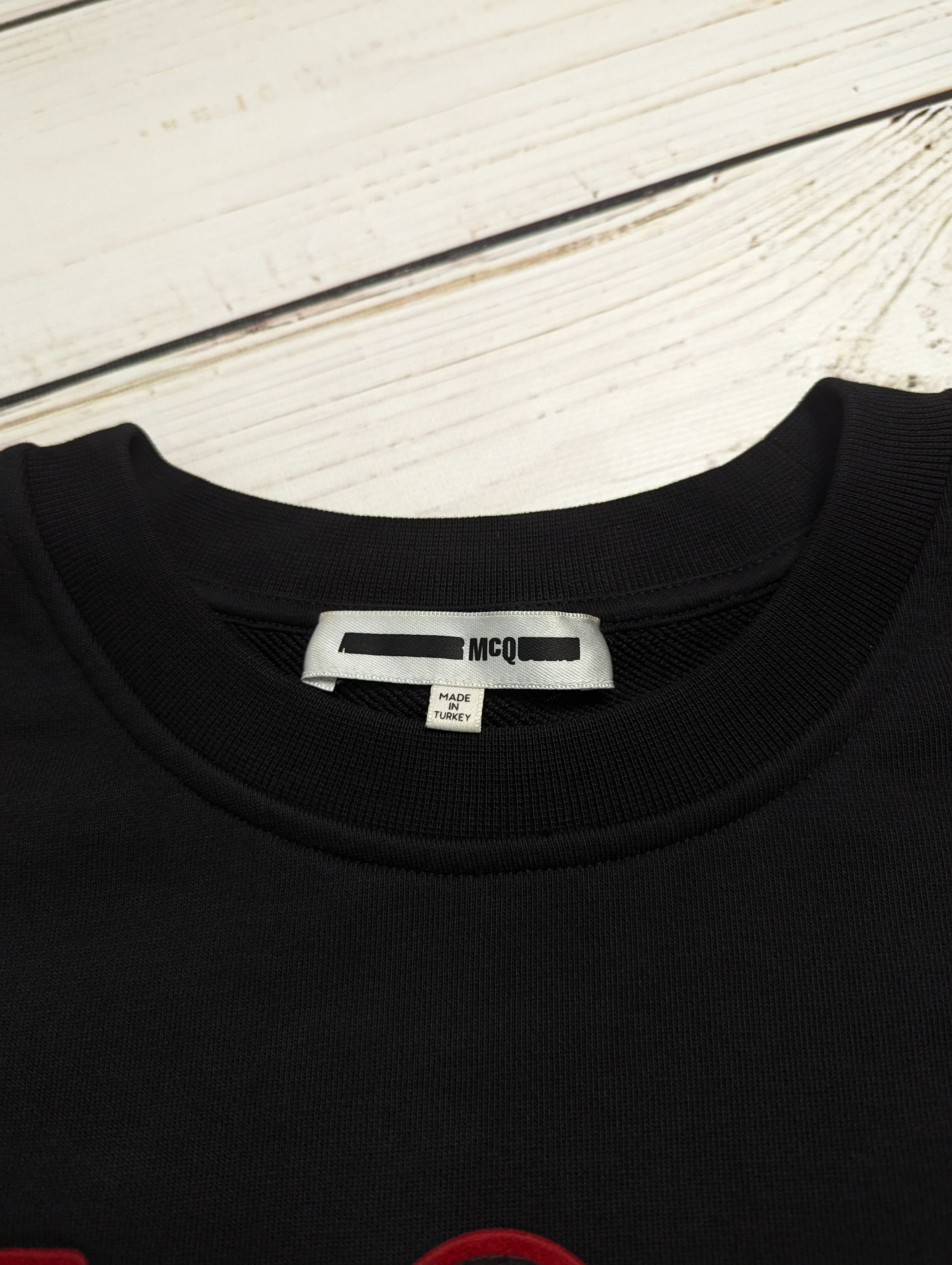 Alexander McQueen MCQ Alexander McQueen black sweatshirt unisex men women Size US L / EU 52-54 / 3 - 7 Thumbnail