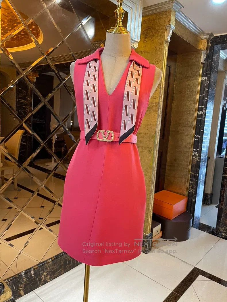 Valentino Valentino Rose red dress Size M / US 6-8 / IT 42-44 - 5 Thumbnail