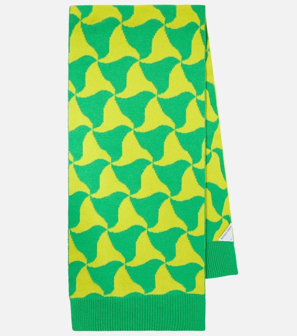 Bottega Veneta o1y0725 Size : OS / Scarf in Green/Yellow Size ONE SIZE - 1 Thumbnail