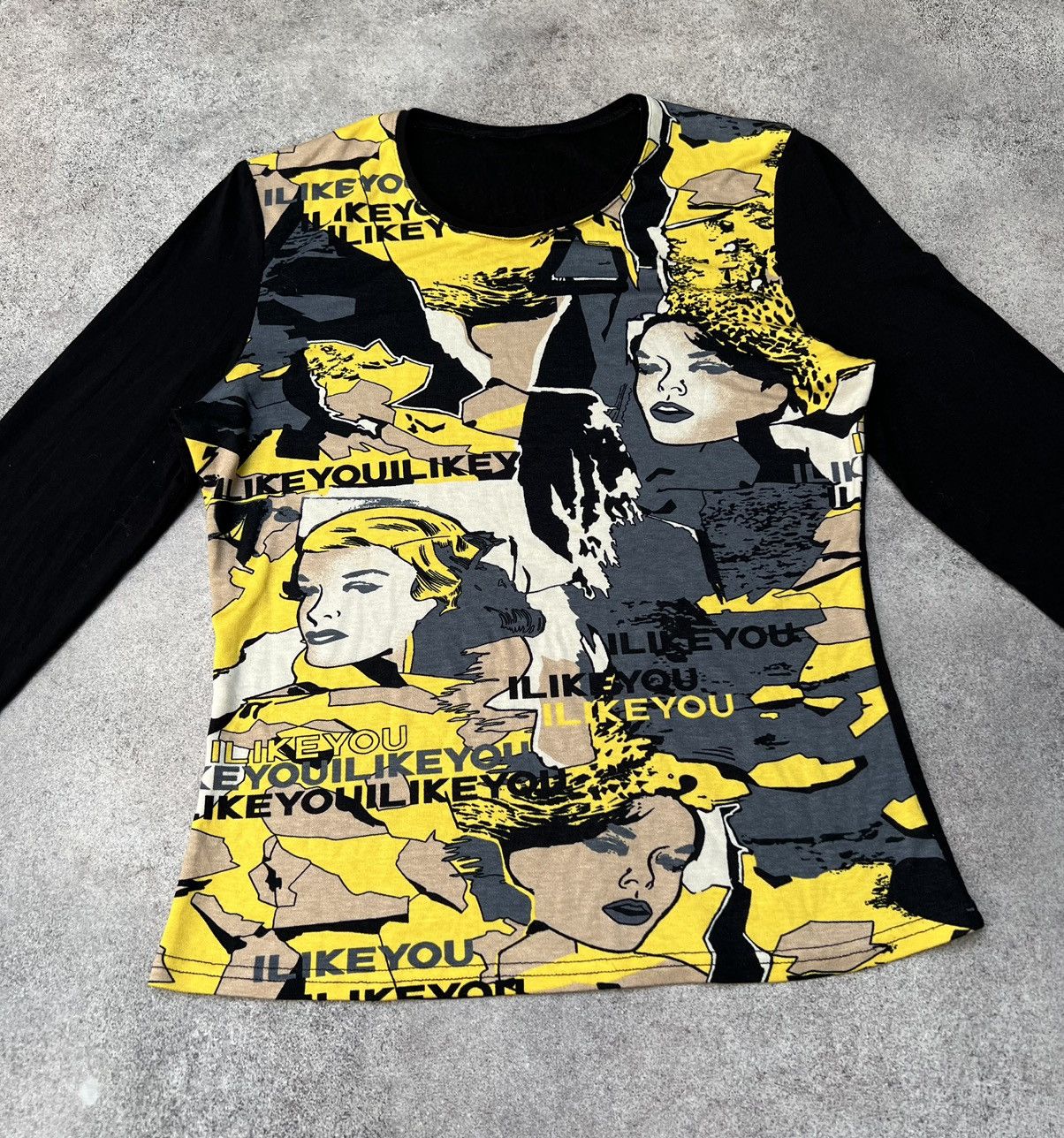 Hysteric Glamour × Vintage Vintage “I like you” long sleeve Size S / US 4 / IT 40 - 2 Thumbnail