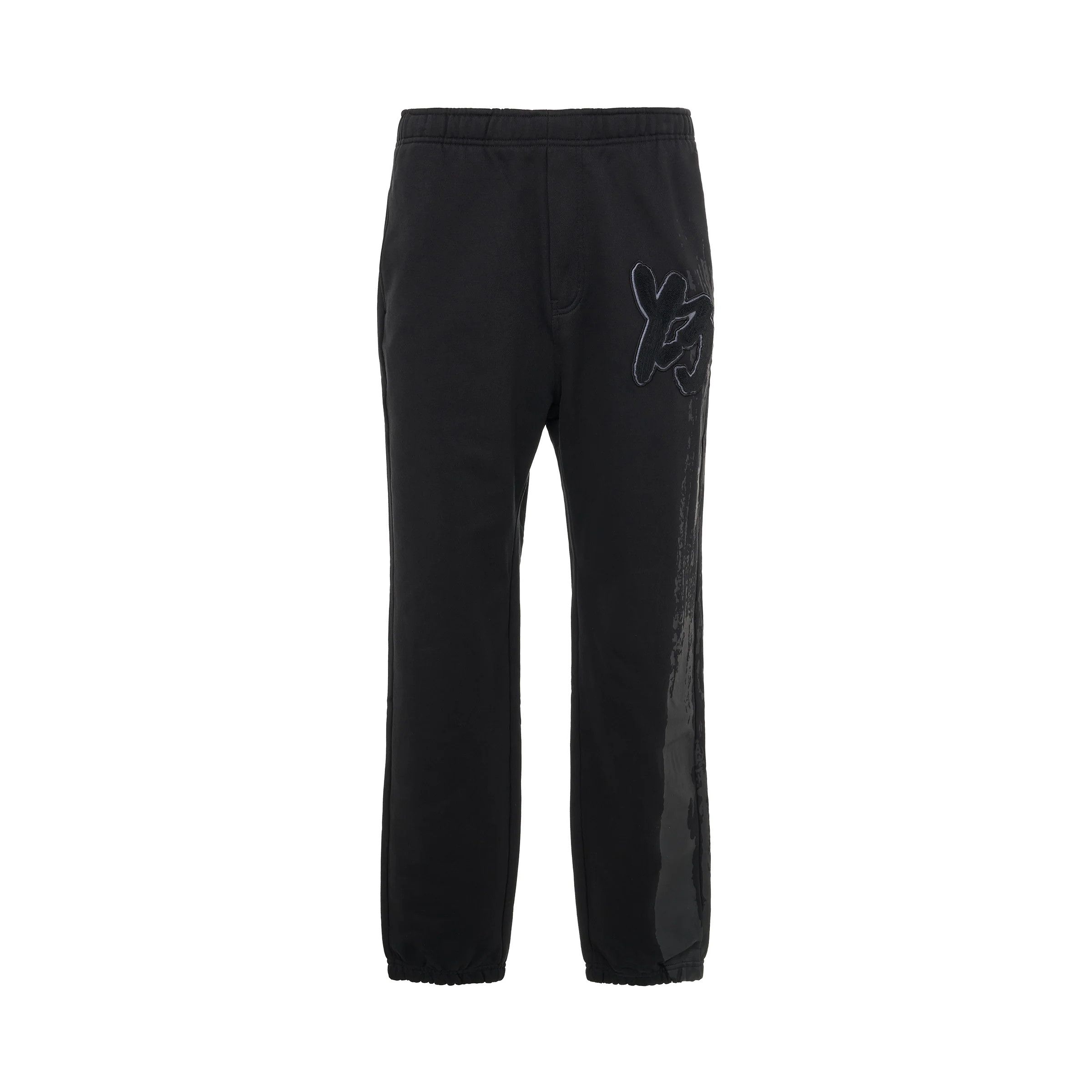 Y-3 o1mris0824 Logo Sweatpants in Black Size US 34 / EU 50 - 1 Thumbnail