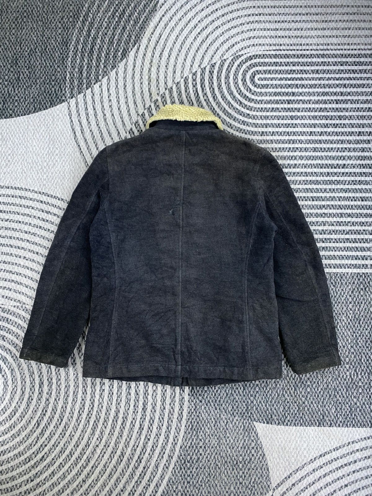 Boycott Vintage Boycott Heavyweight Sherpa Collar Suede Jacket Size US M / EU 48-50 / 2 - 2 Thumbnail
