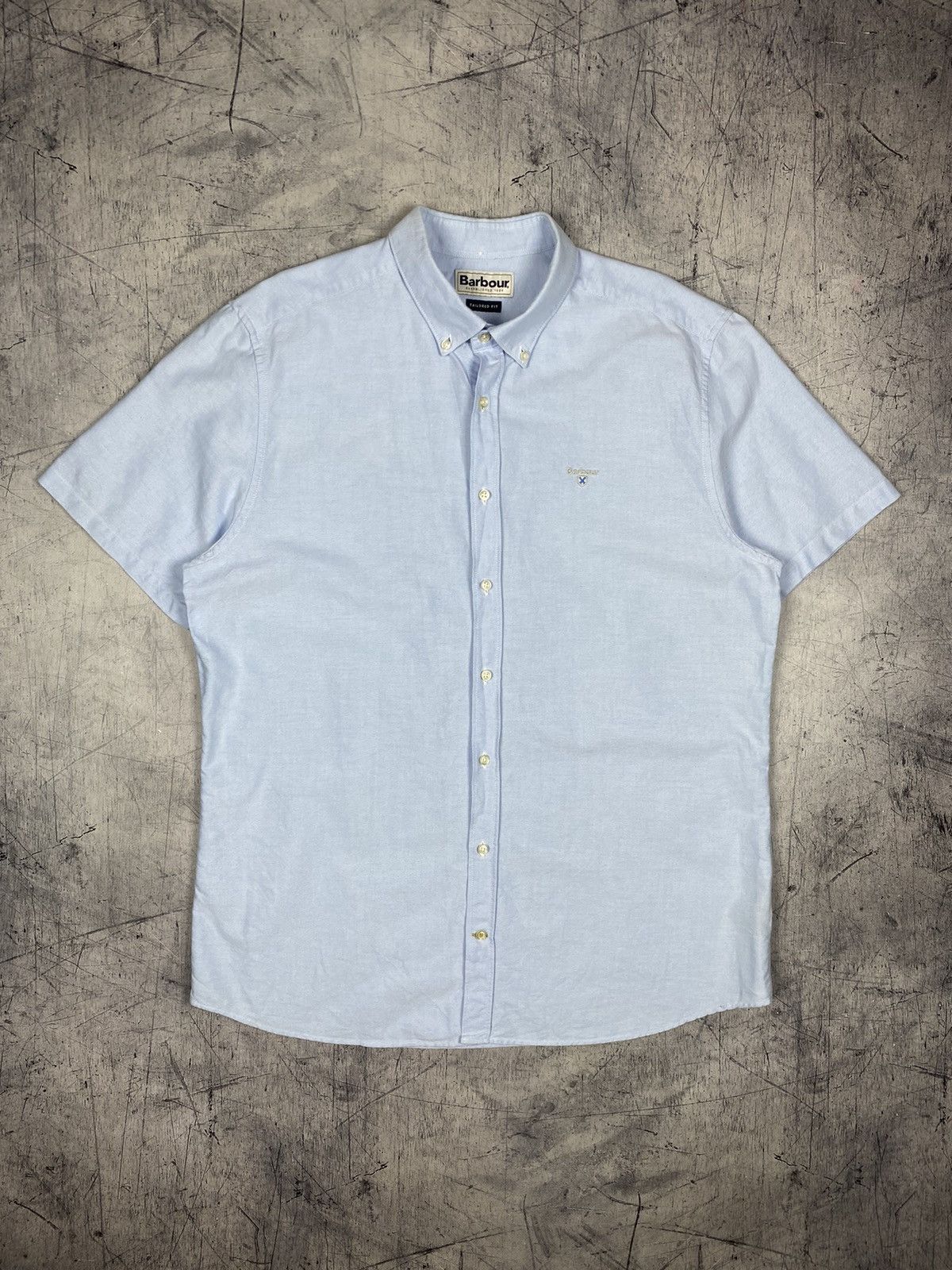 Barbour Vintage Barbour Designer Basic Button Up Shirt Size US L / EU 52-54 / 3 - 2 Thumbnail