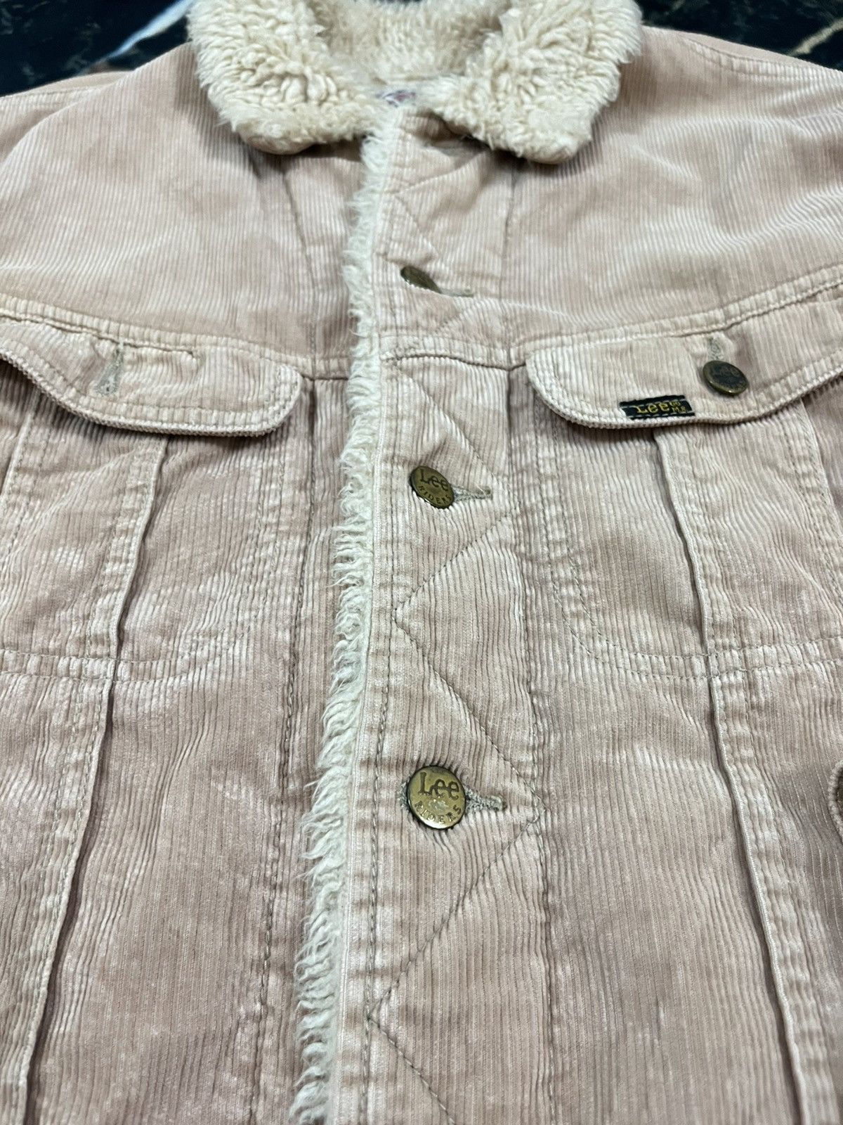 Lee LEE STORM RIDER SHERPA CORDUROY LIGHT BROWN JACKET Size US M / EU 48-50 / 2 - 7 Thumbnail