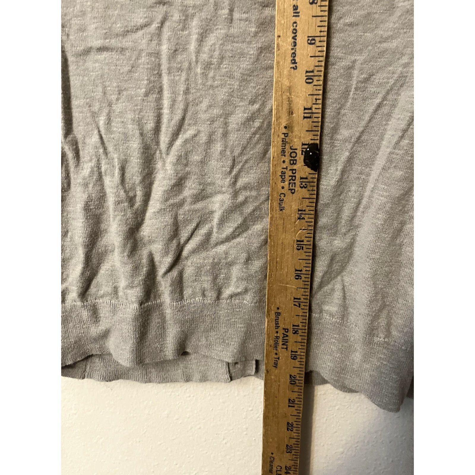 Gap GAP Cardigan Size M Gray Lightweight Button Cotton Long Sleeve Crew Size M / US 6-8 / IT 42-44 - 4 Thumbnail