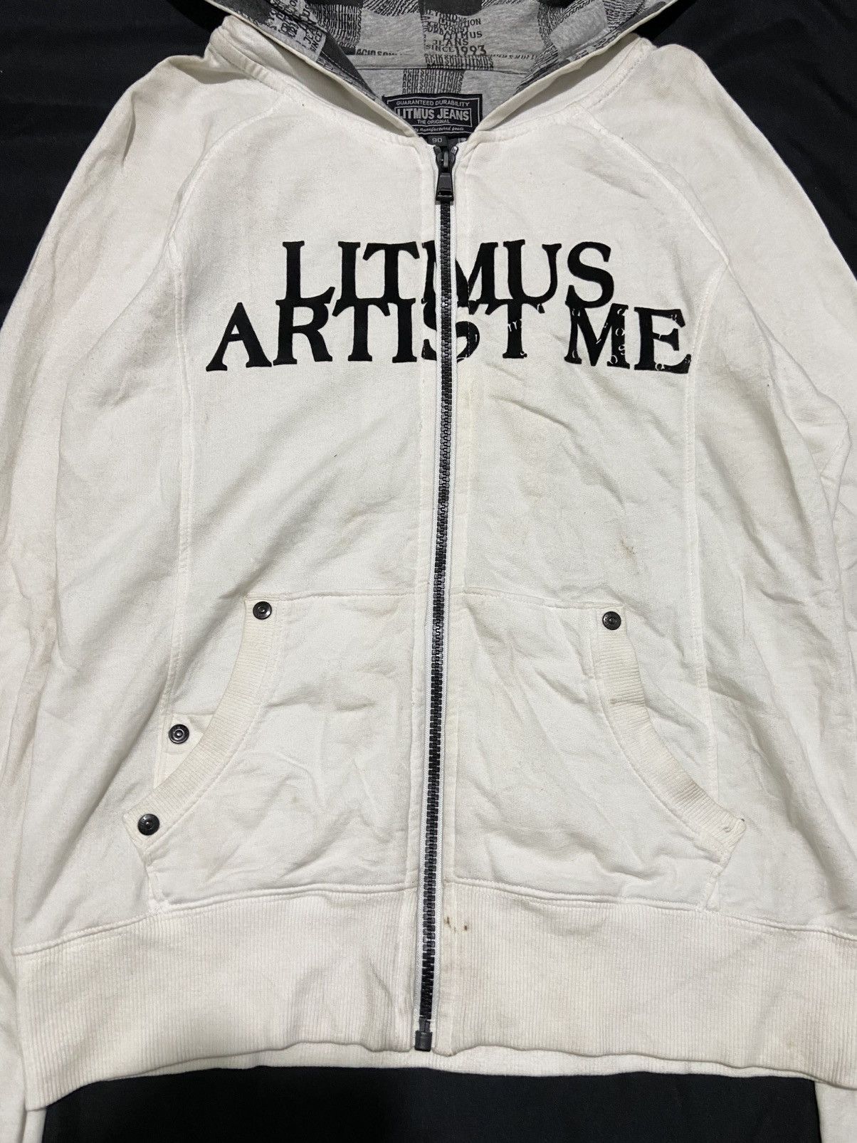 Japanese Brand LITMUS ARTISTME ZIP HOODIE Size US S / EU 44-46 / 1 - 4 Thumbnail