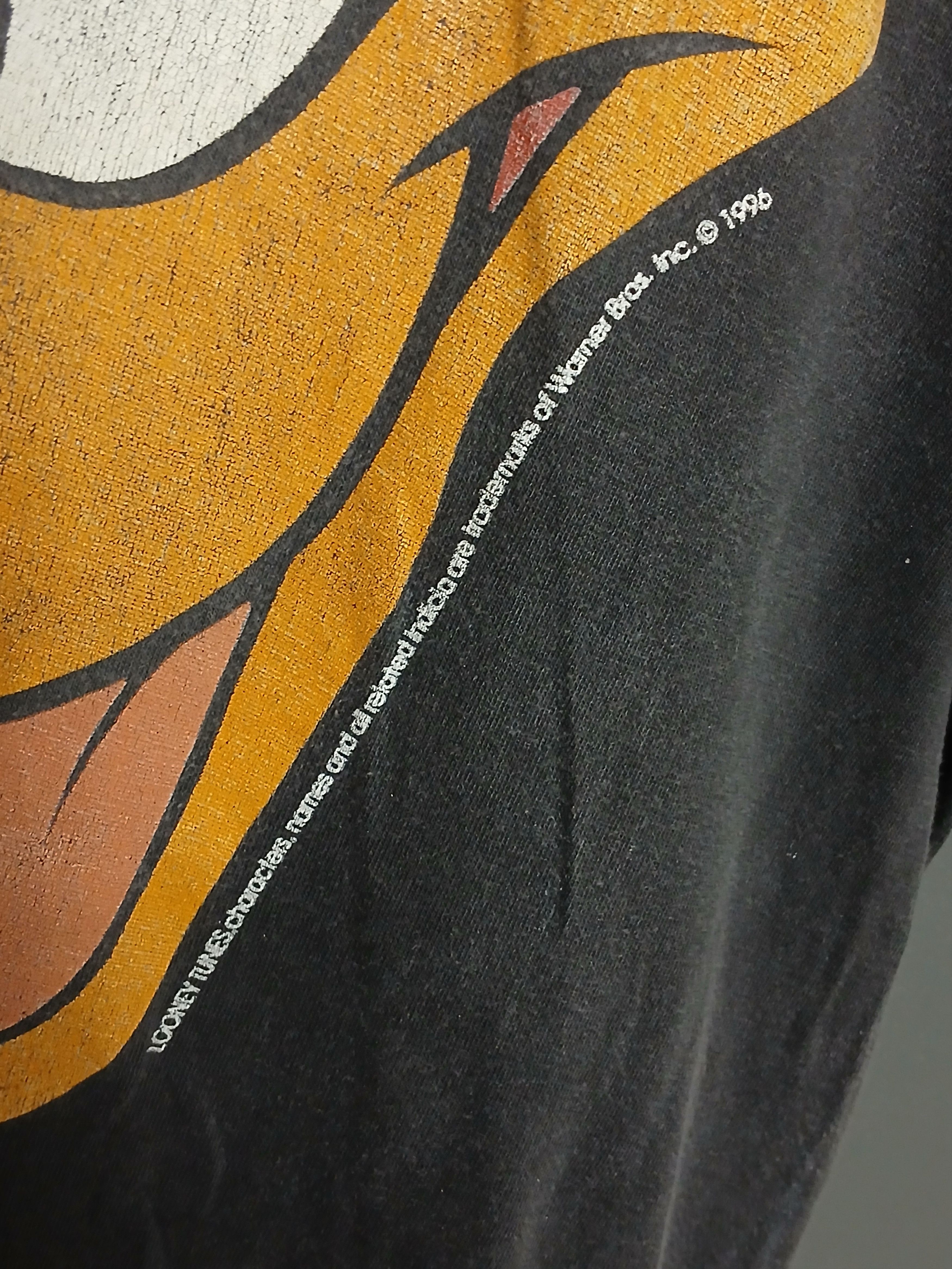 Cartoon Network × Vintage × Warner Bros Vintage 1996 Looney Tunes Daffy Duck T-Shirt Size US M / EU 48-50 / 2 - 4 Thumbnail
