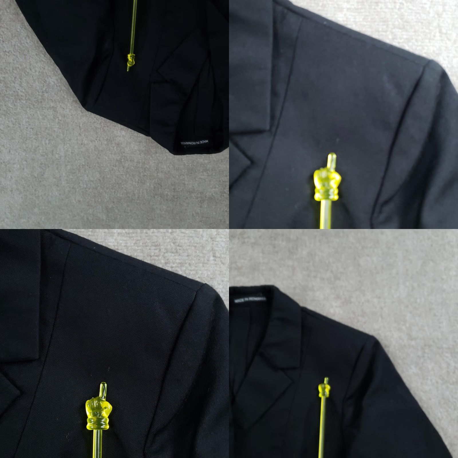 Vintage VINTAGE Miller's Riding Coats Blazer Womens 10 Black Wool Blend Lined Romania Equestrian Size L / US 10 / IT 46 - 8 Thumbnail