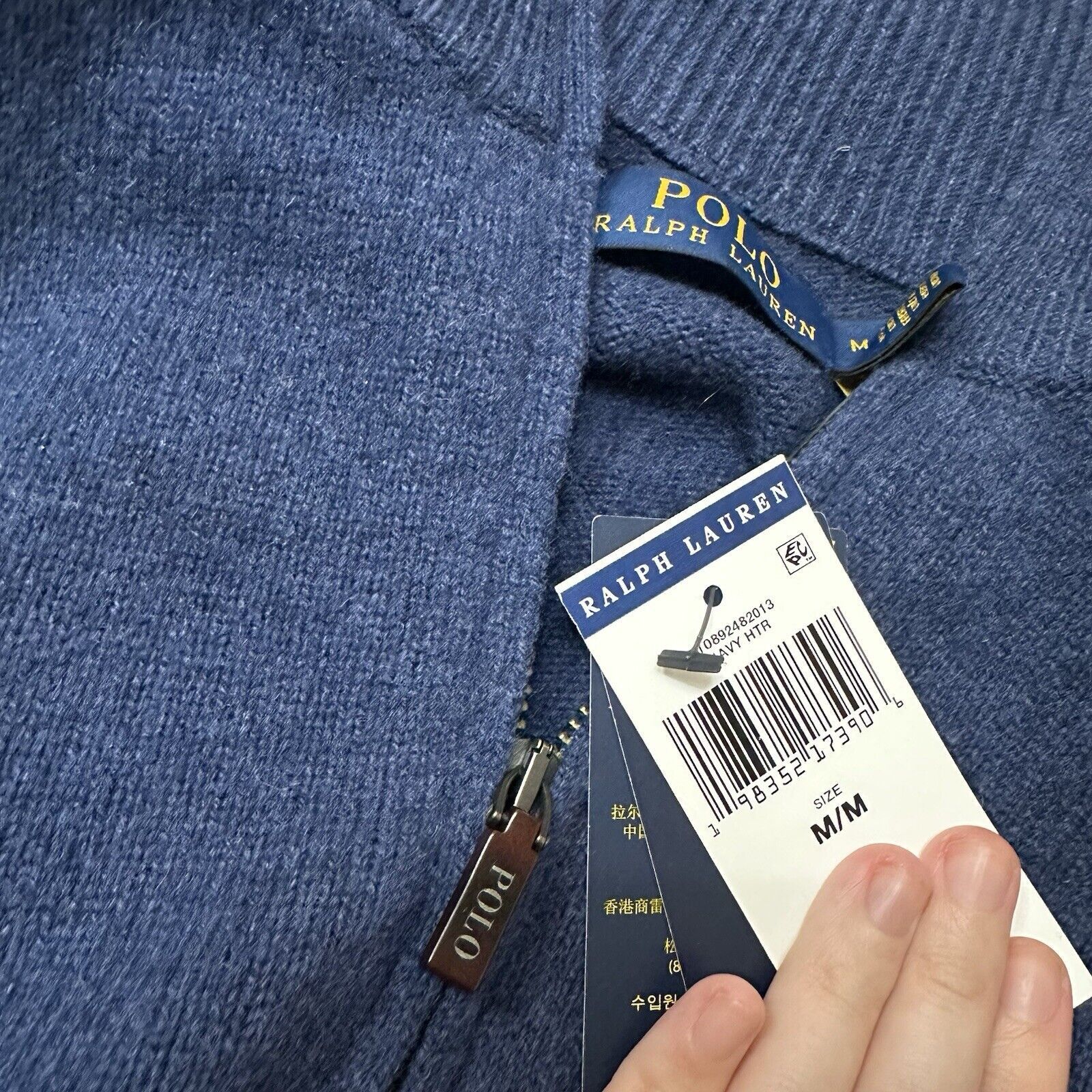 Ralph Lauren NWT Polo Ralph Lauren Men’s Long Sleeve Pullover Wool Size US M / EU 48-50 / 2 - 3 Thumbnail