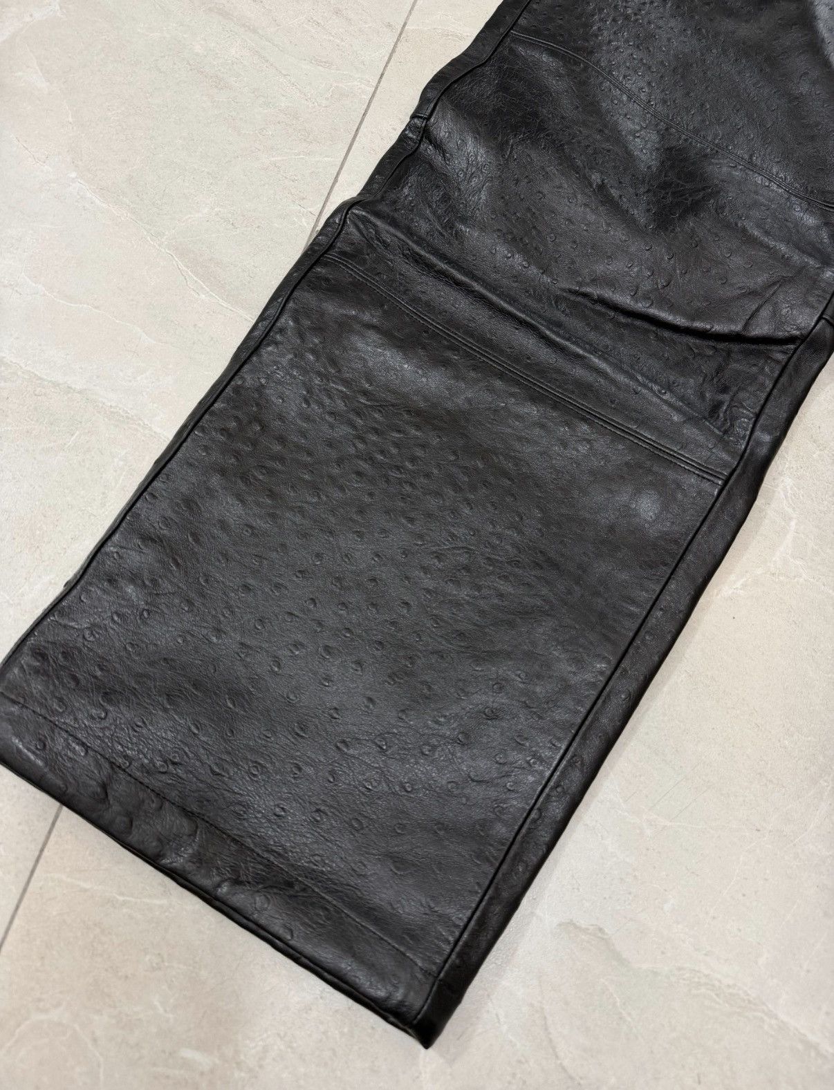 Supreme Supreme SS26 WEEK 6 GORE-TEX Ostrich Leather Pant J34 Size US 34 / EU 50 - 2 Thumbnail