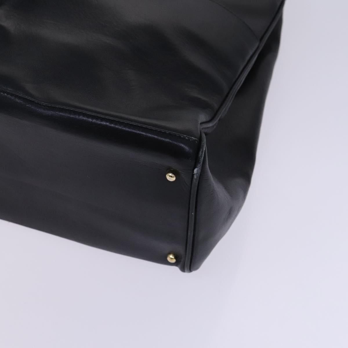 Gucci GUCCI Bamboo Hand Bag Leather Black Gold 002 2855 0322 0 Size ONE SIZE - 10 Thumbnail
