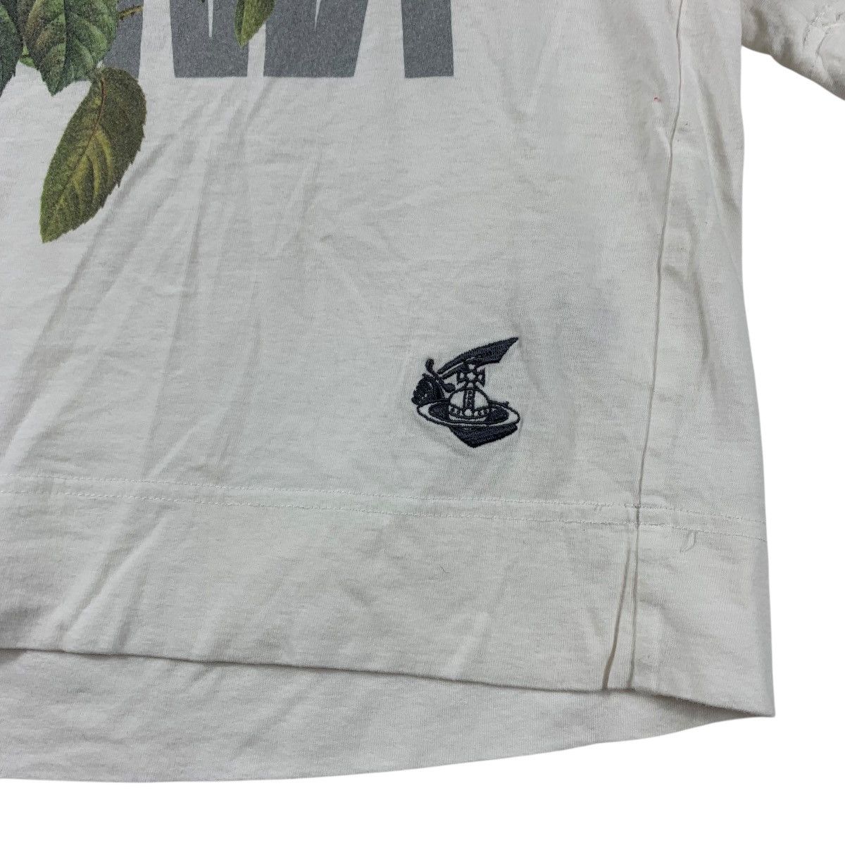 Vivienne Westwood Vivienne Westwood Anglomania White Rose Graphic Tee Size US M / EU 48-50 / 2 - 8 Thumbnail