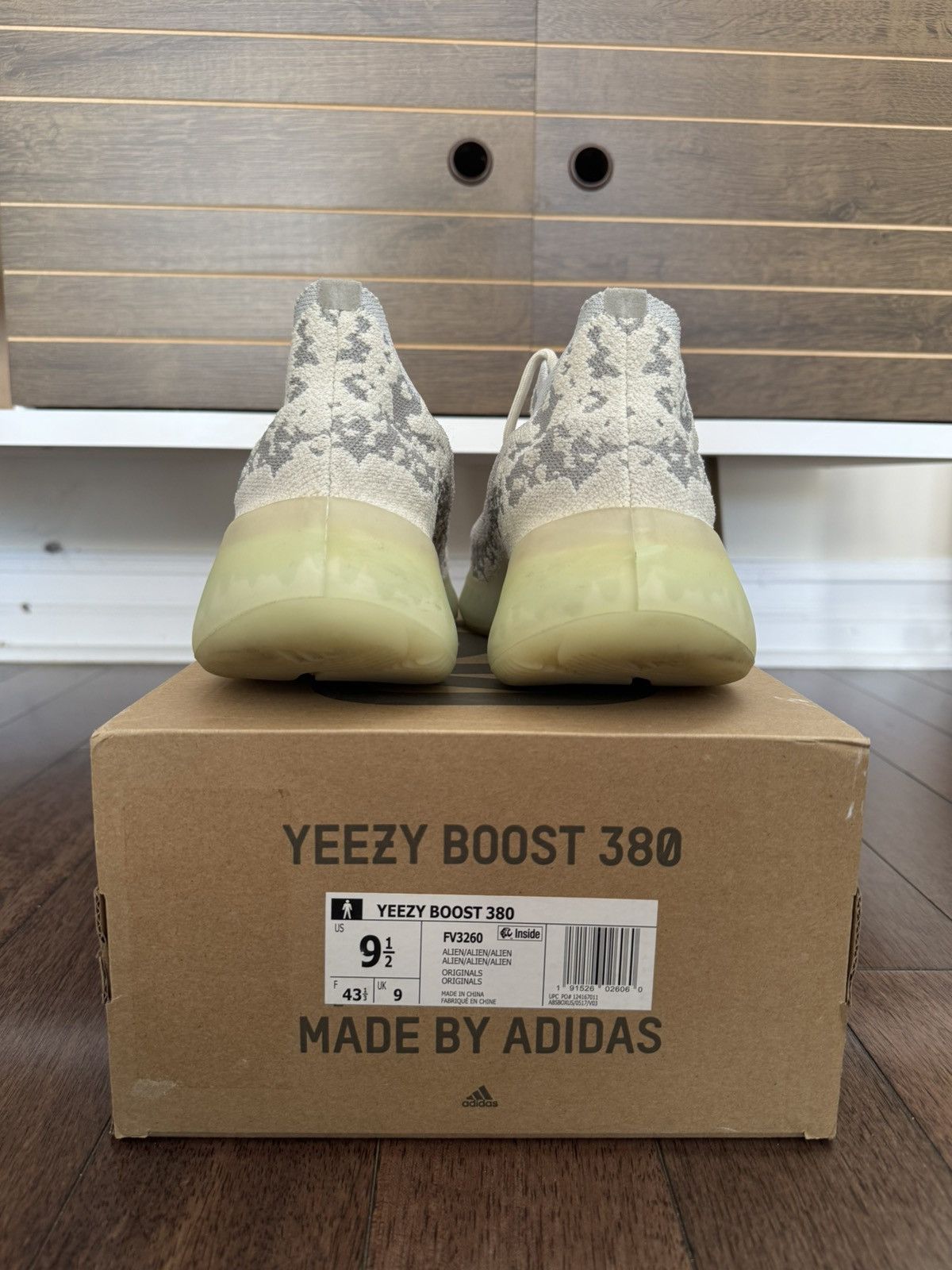 Adidas × Yeezy YEEZY 380 ALIEN Size US 9.5 / EU 42-43 - 7 Thumbnail