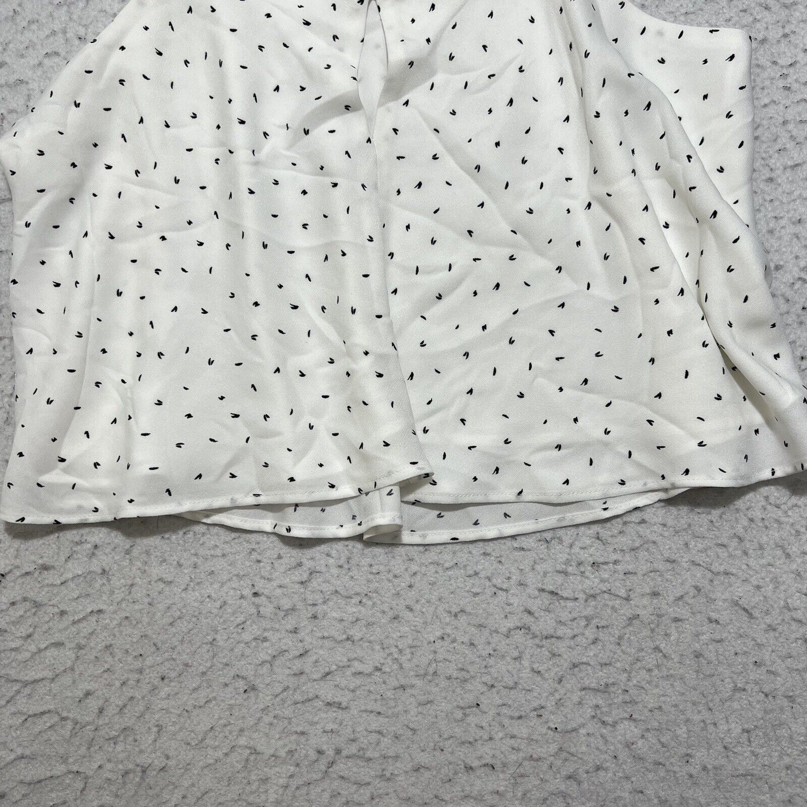Nordstrom Abound Ivory Abstract V-Neck Swing Camisole Tank Top Size XL / US 12-14 / IT 48-50 - 10 Thumbnail