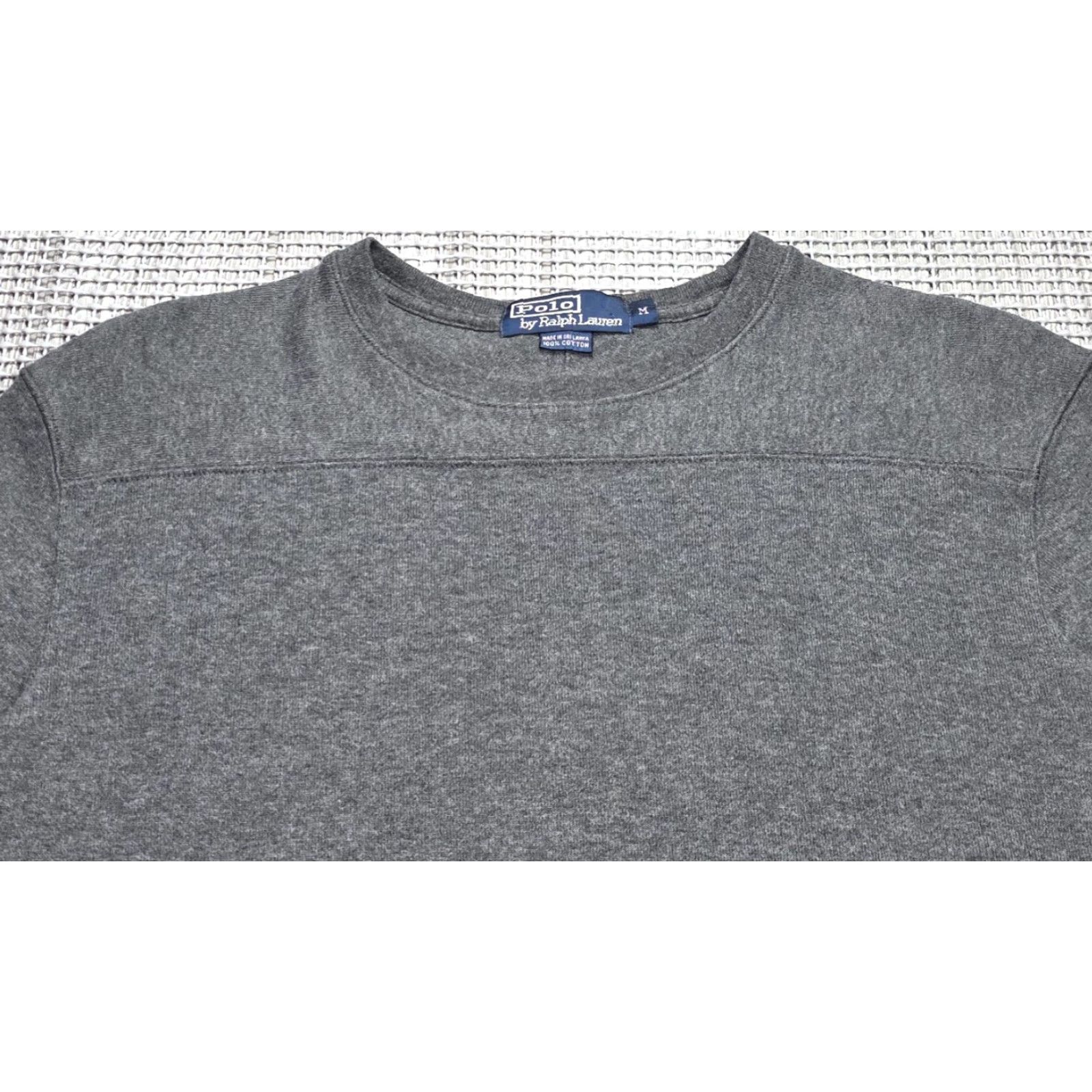 Polo Ralph Lauren VINTAGE Polo Ralph Lauren Sweater Mens M Gray Long Sleeve Crew Neck Preppy Cotton Knit Pullover Embroidered Logo Classic Size US M / EU 48-50 / 2 - 5 Thumbnail