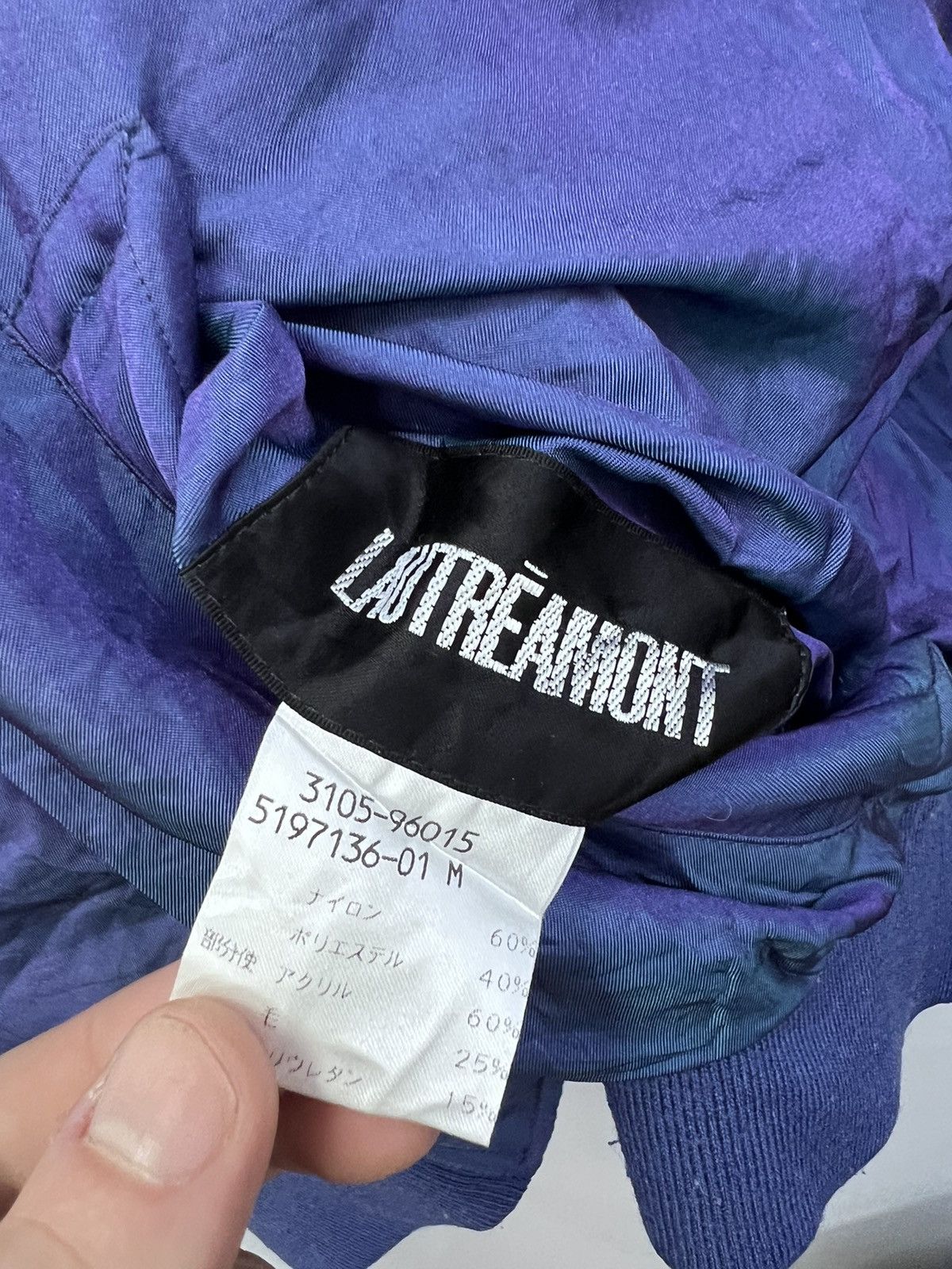 Issey Miyake × Japanese Brand × Vintage NYLON LAUTREMONT REVERSIBLE BOMBER JPG STYLE Y2K Size US M / EU 48-50 / 2 - 23 Thumbnail