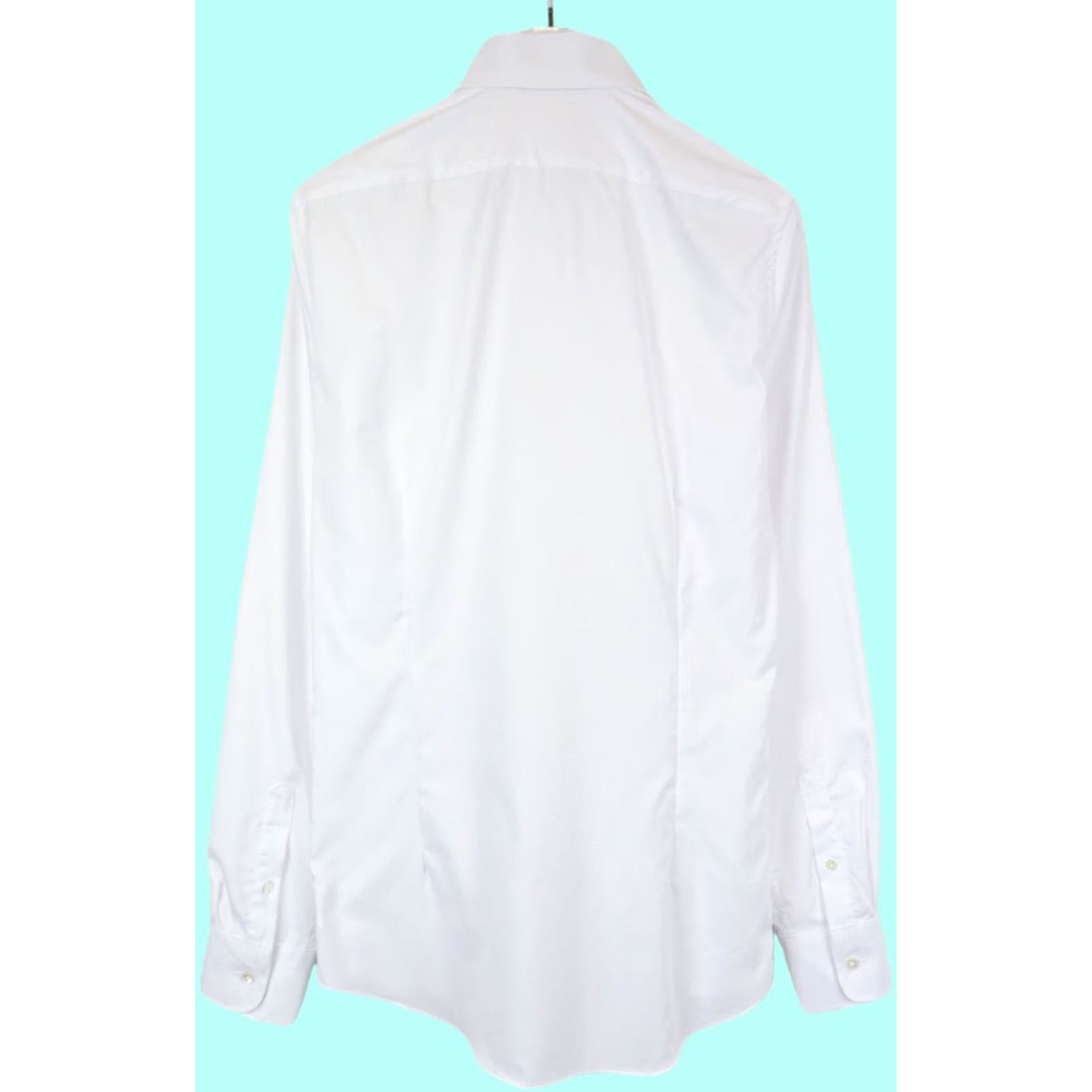 Suitsupply Suitsupply Traveller Extra Slim Fit Formal Shirt Men's 39-L White Collared Shirt Size 40R - 2 Thumbnail