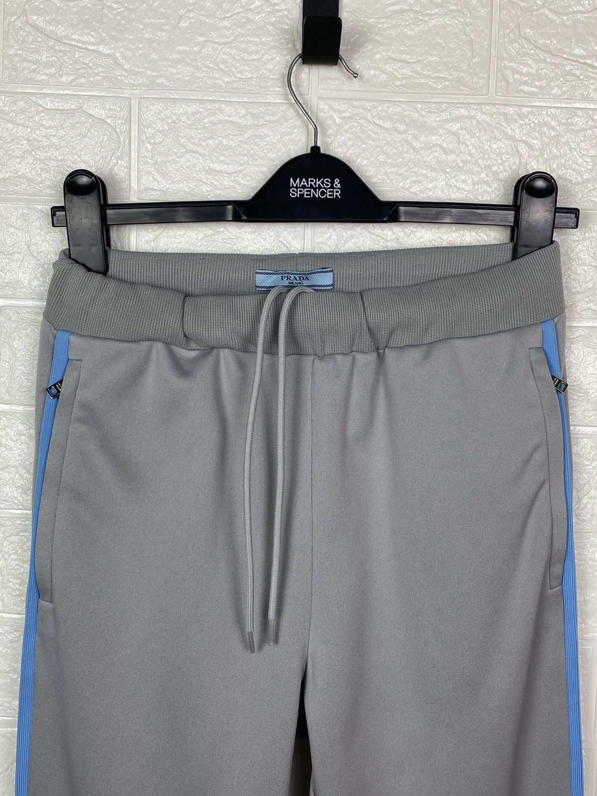 Prada Prada Vintage Sport Pants Women Gray Size 36 Size 26" / US 2 / IT 38 - 6 Thumbnail