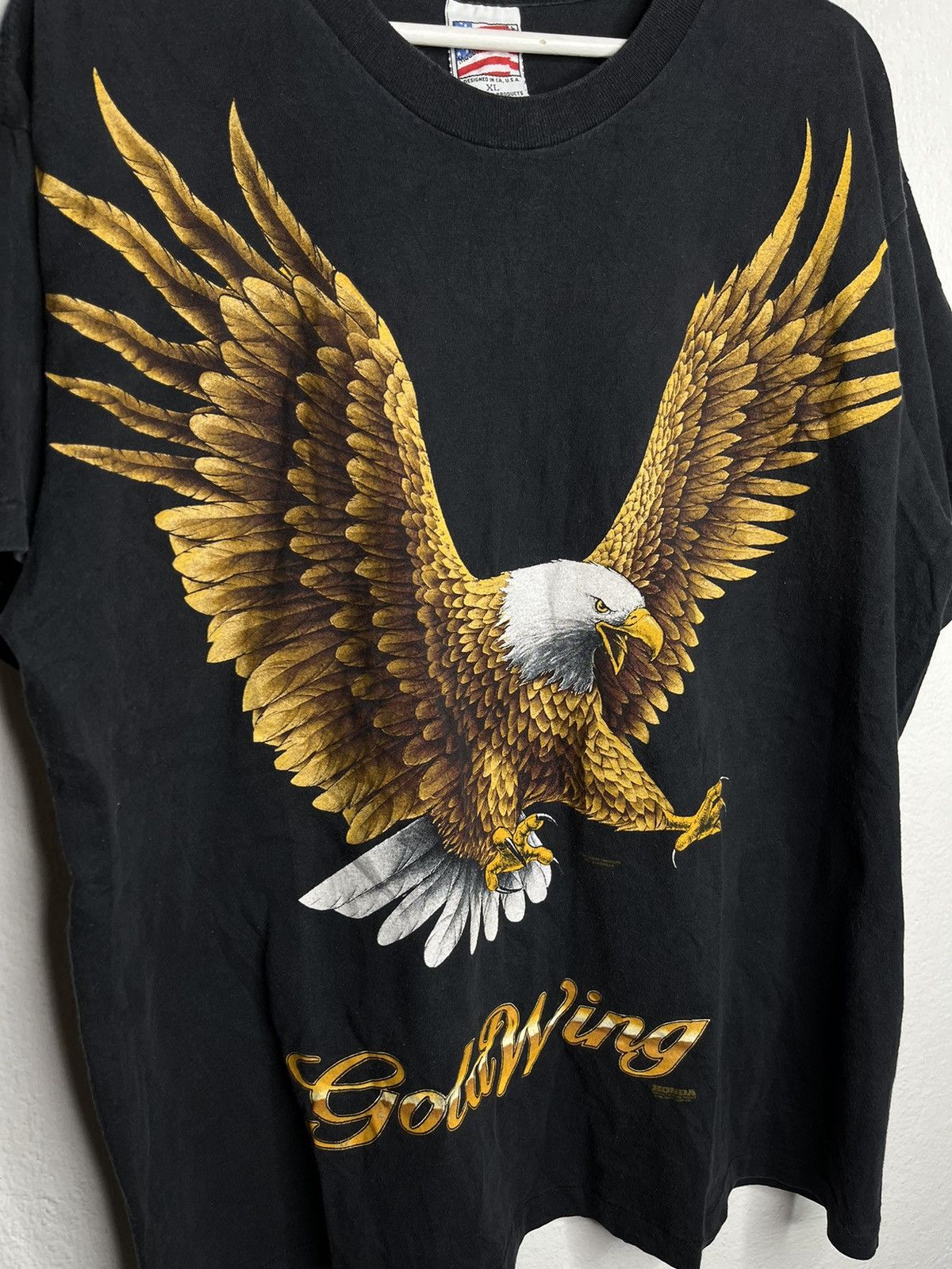 Harley Davidson × Other × Vintage Tshirt EAGLE GOLDWING 1995 Size US XL / EU 56 / 4 - 3 Thumbnail
