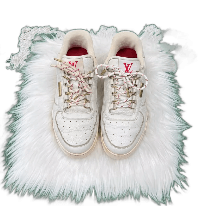 Louis Vuitton Louis Vuitton White Trainer Casual Shoes Size 6.5-2506 Size US 6.5 / EU 39-40 - 1 Thumbnail