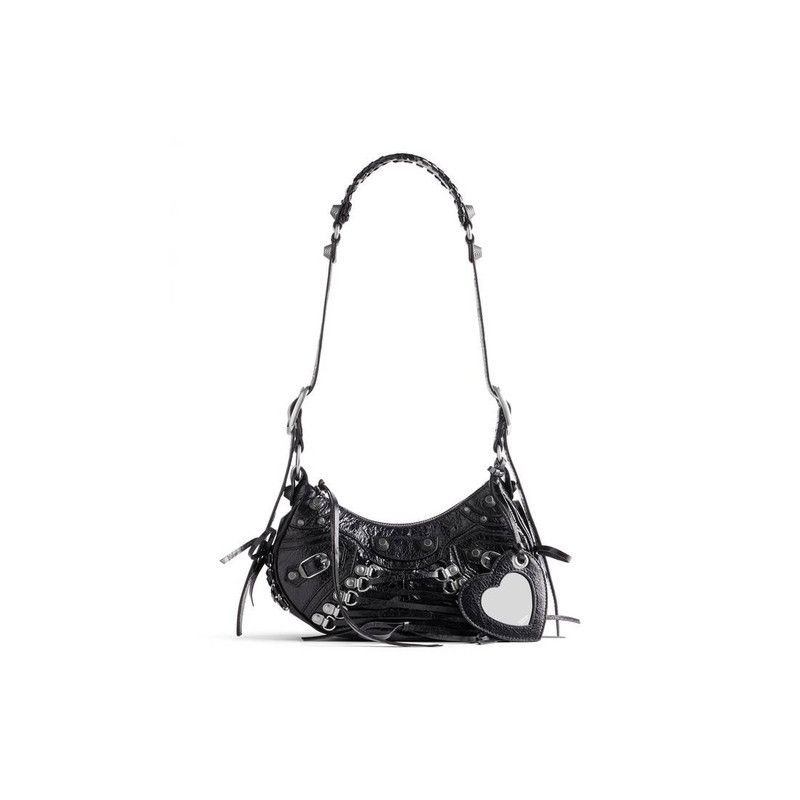 Balenciaga o1srvl11e1125 Size: OS / Le Cagole XS Shoulder Bag in Black Size ONE SIZE - 1 Thumbnail